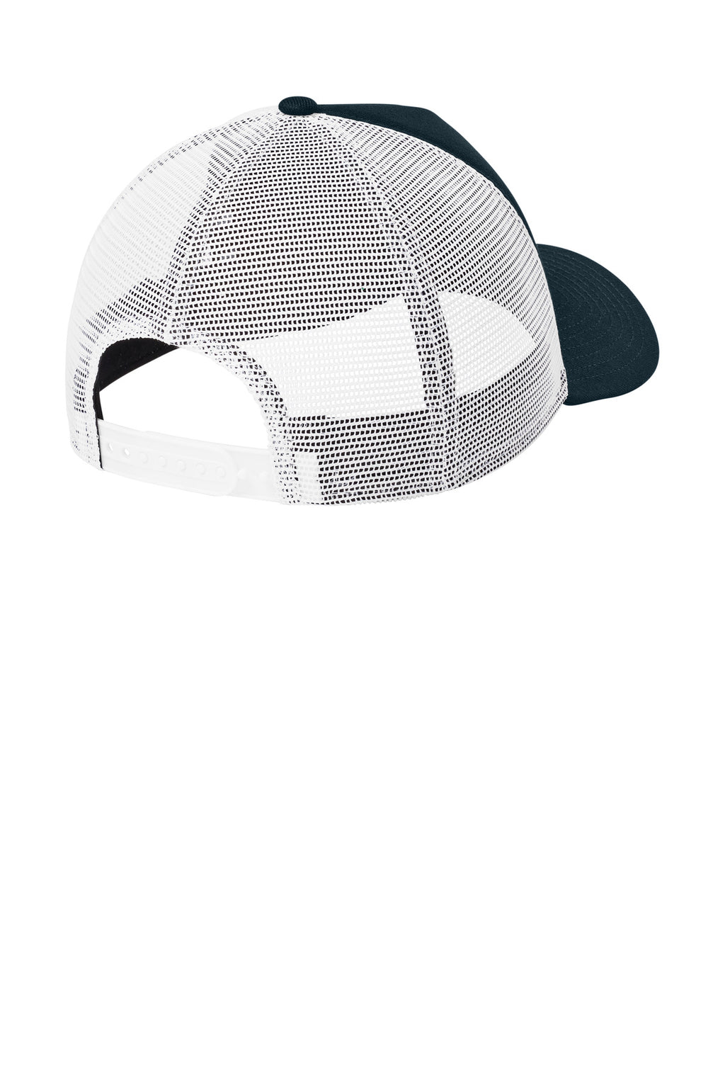 New Era A-Frame Snapback Mesh Back Cap NE212 - Flag Deep Navy/ White - back