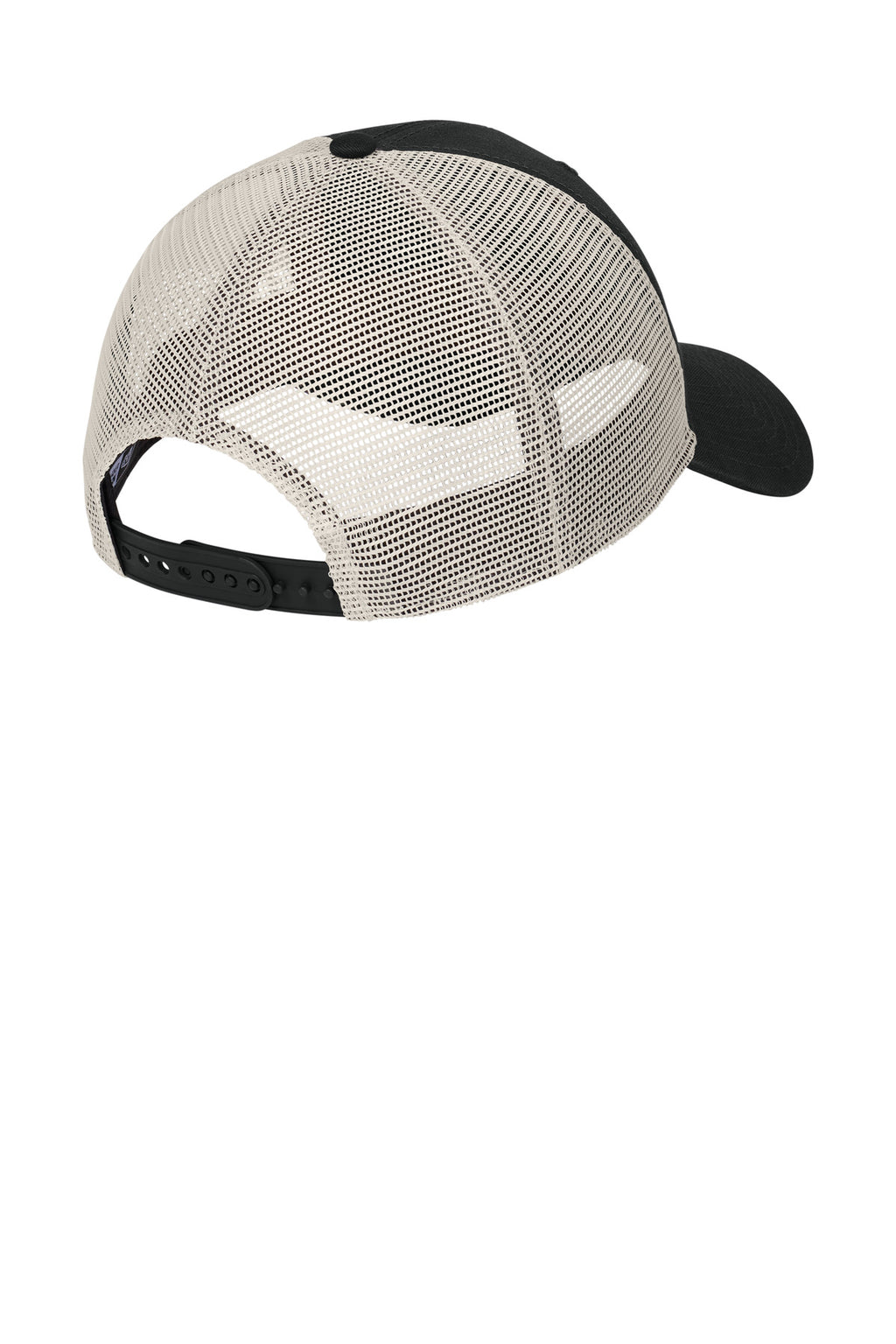 New Era 9TWENTY Unstructured Mesh Snapback Cap NE215 - Black/ Stone - back