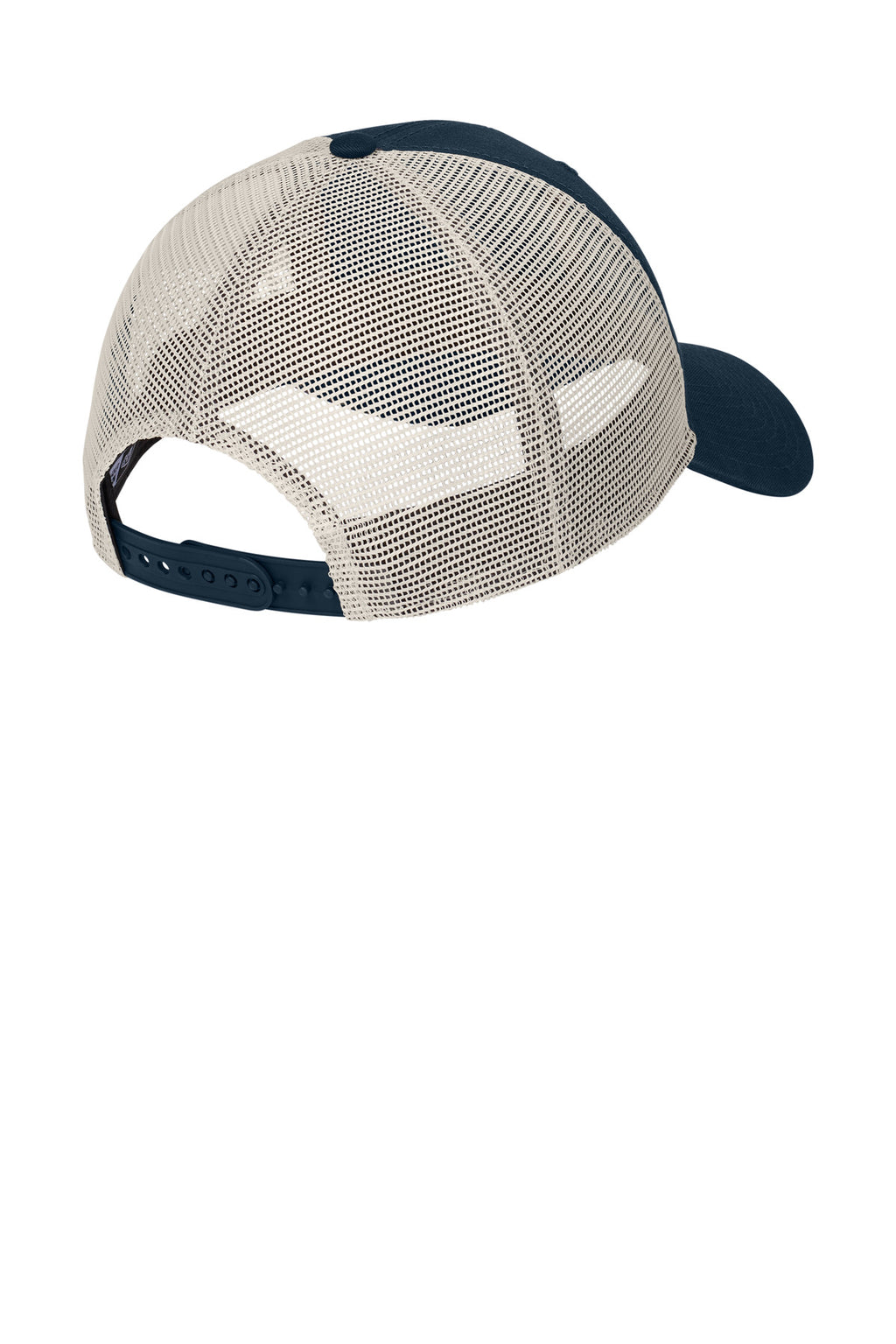 New Era 9TWENTY Unstructured Mesh Snapback Cap NE215 - Deep Navy/ Stone - back
