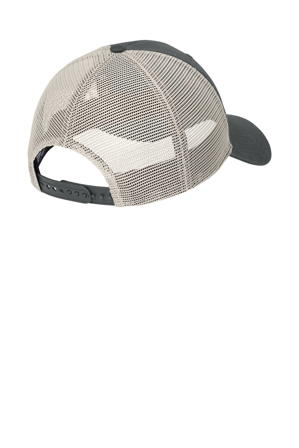 New Era 9TWENTY Unstructured Mesh Snapback Cap NE215 - Graphite/ Stone - back