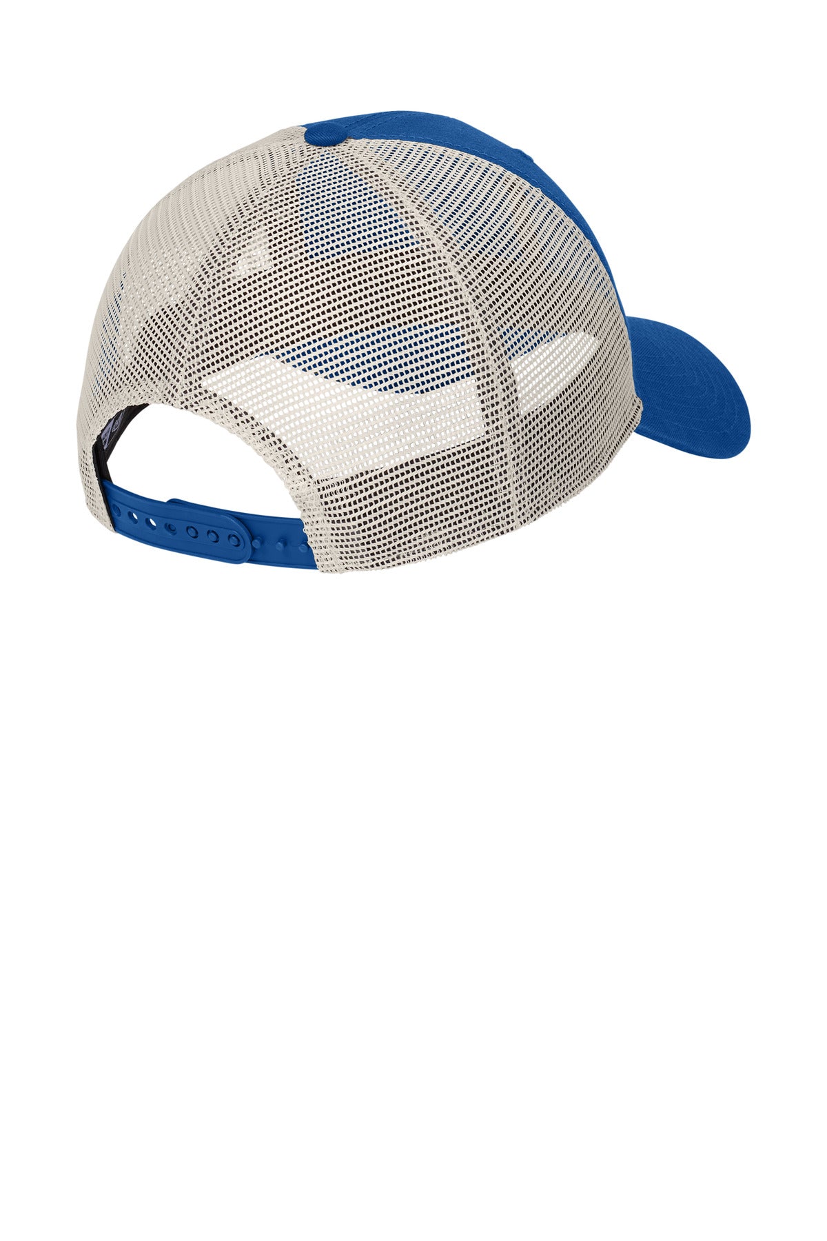 New Era 9TWENTY Unstructured Mesh Snapback Cap NE215 - Royal/ Stone - back