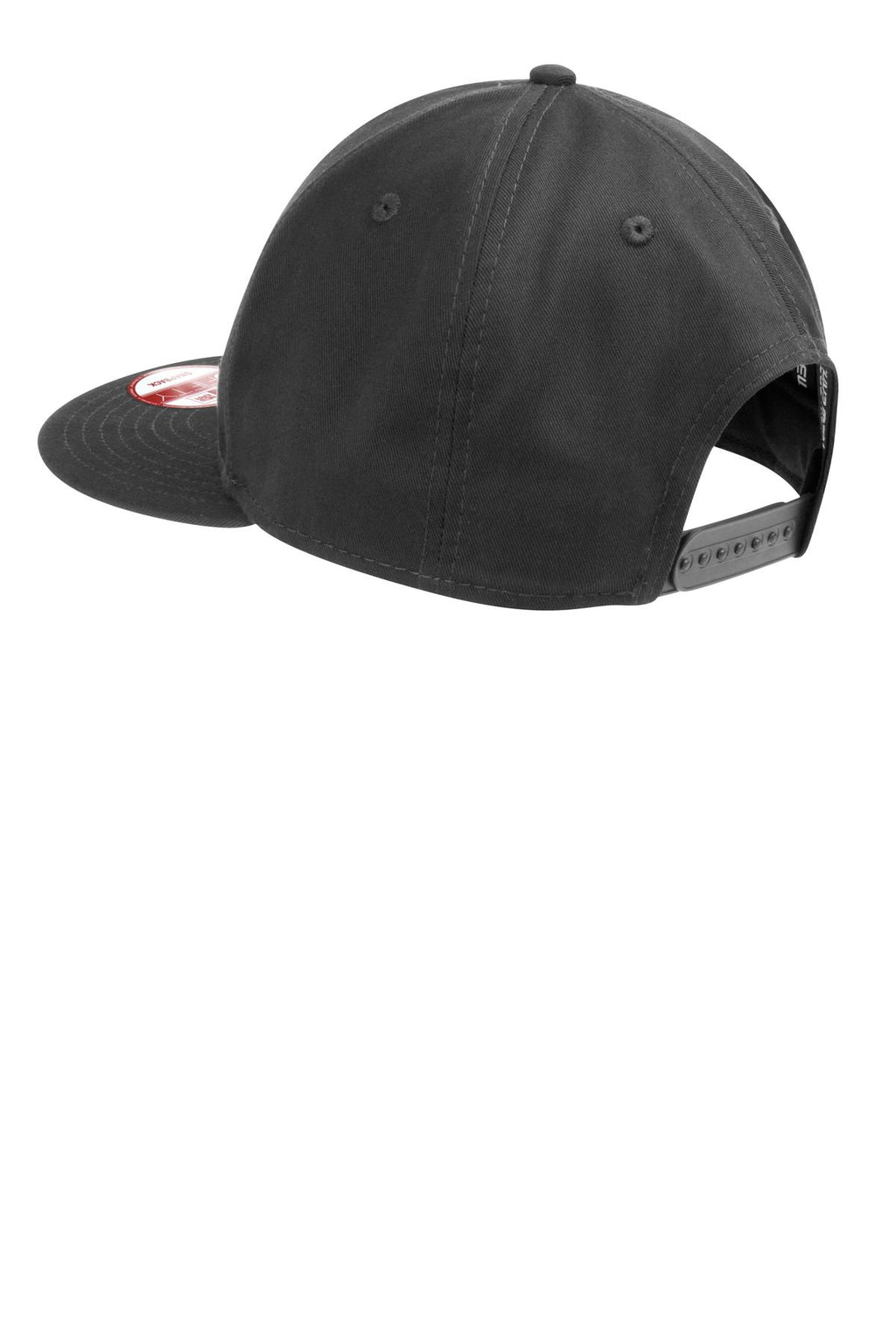 New Era - Flat Bill Snapback Cap. NE400 - Charcoal - back