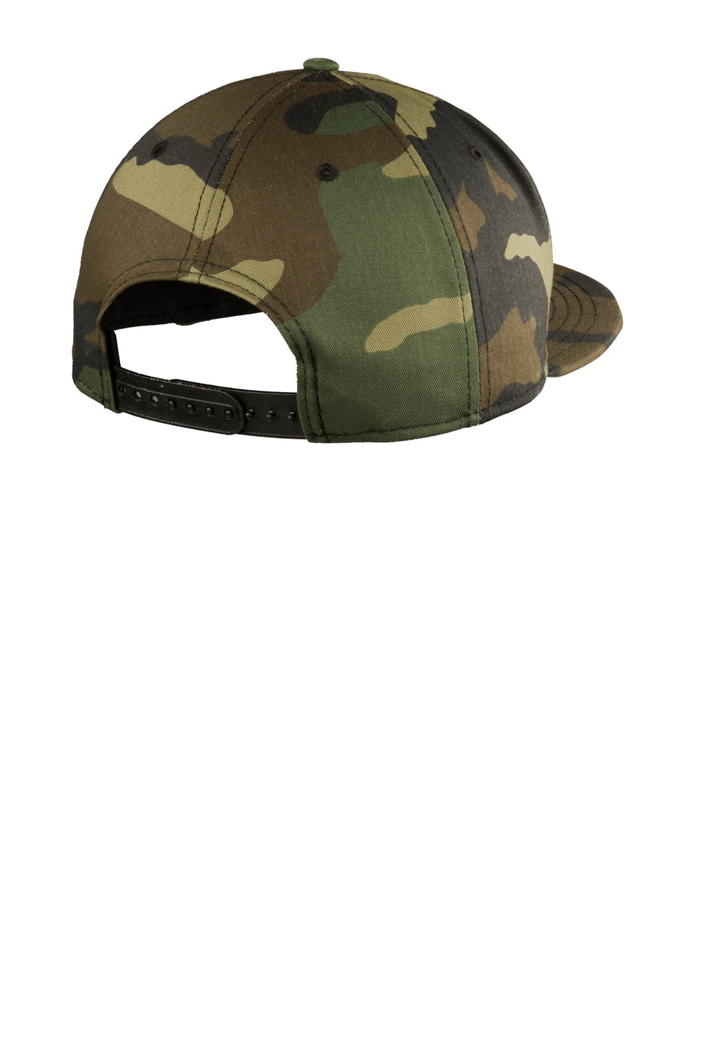 New Era - Flat Bill Snapback Cap. NE400 - Camo - back