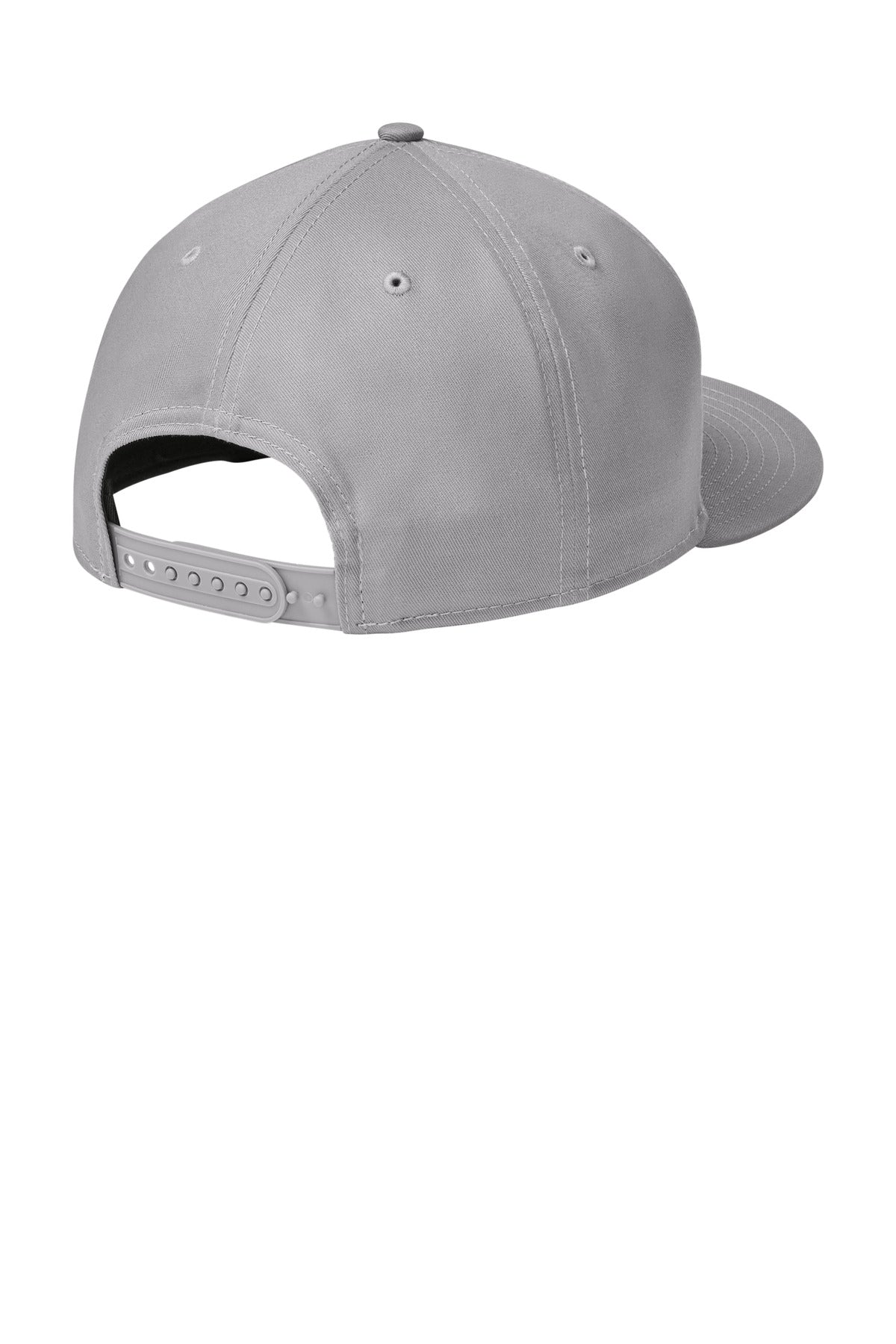 New Era - Flat Bill Snapback Cap. NE400 - Flag Grey - back