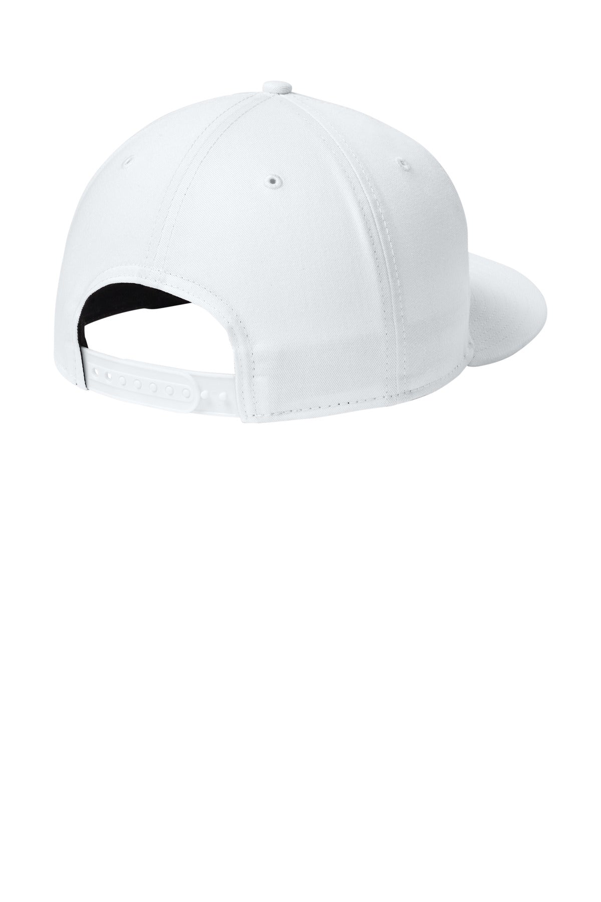 New Era - Flat Bill Snapback Cap. NE400 - Flag White - back