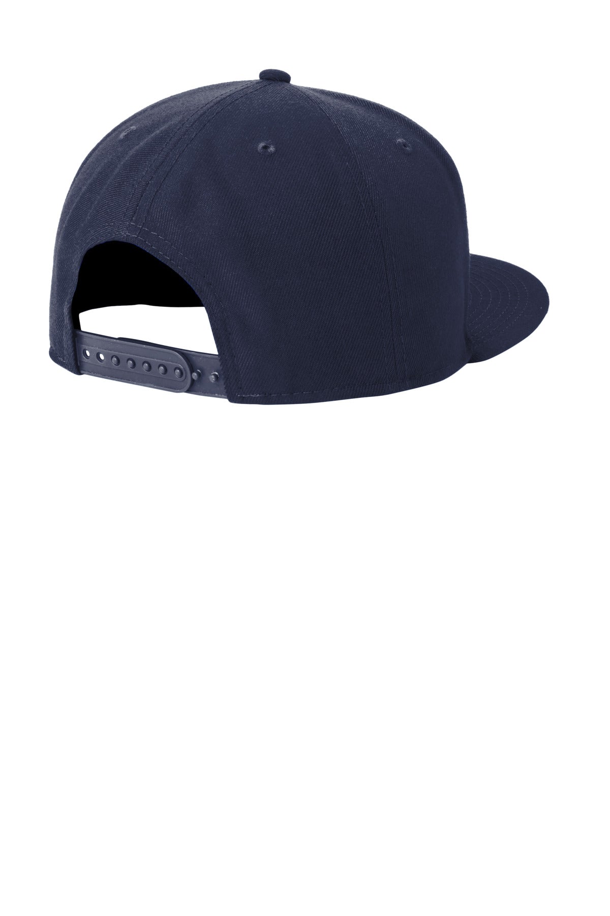 New Era Standard Fit Flat Bill Snapback Cap NE4020 - Deep Navy - back