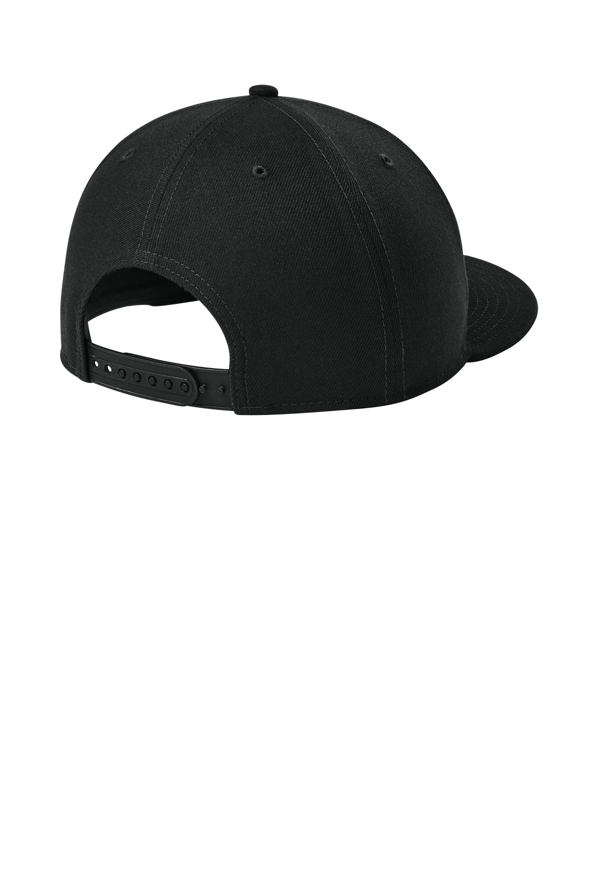 New Era Standard Fit Flat Bill Snapback Cap NE4020 - Flag Black - back