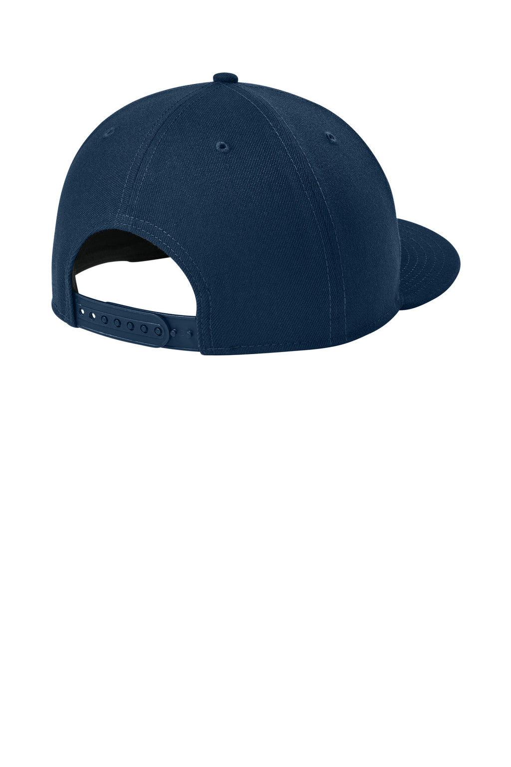 New Era Standard Fit Flat Bill Snapback Cap NE4020 - Flag Deep Navy - back