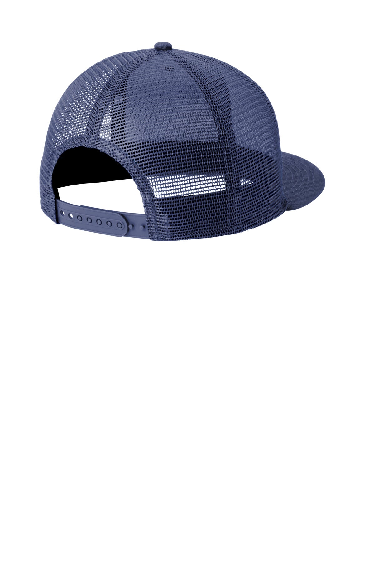 New Era Standard Fit Snapback Trucker Cap NE4030 - Deep Navy/ Deep Navy - back