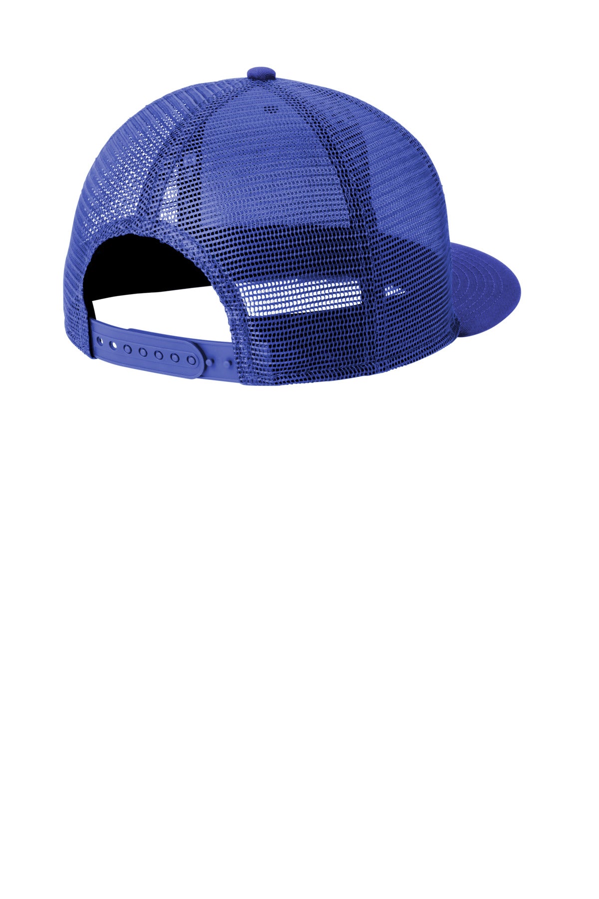 New Era Standard Fit Snapback Trucker Cap NE4030 - Royal/ Royal - back