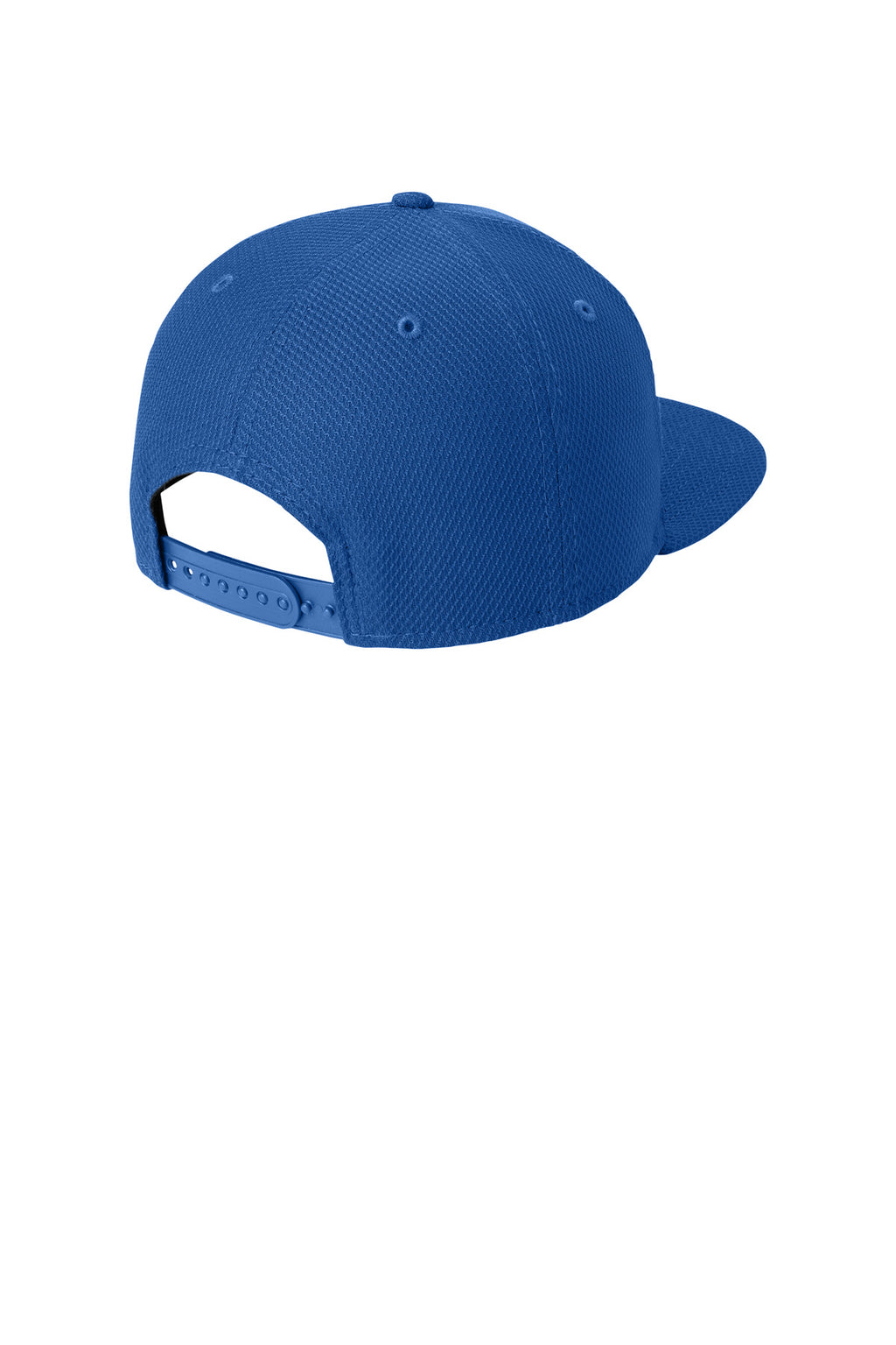 New Era Original Fit Diamond Era Flat Bill Snapback Cap. NE404 - Royal - back
