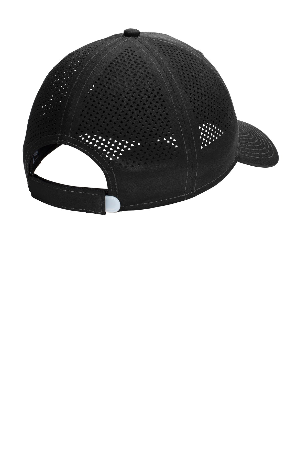 New Era Perforated Performance Cap. NE406 - Black - back