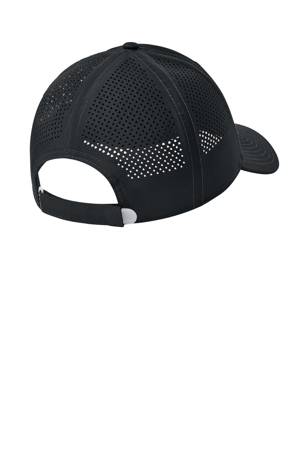 New Era Perforated Performance Cap. NE406 - Flag Black - back