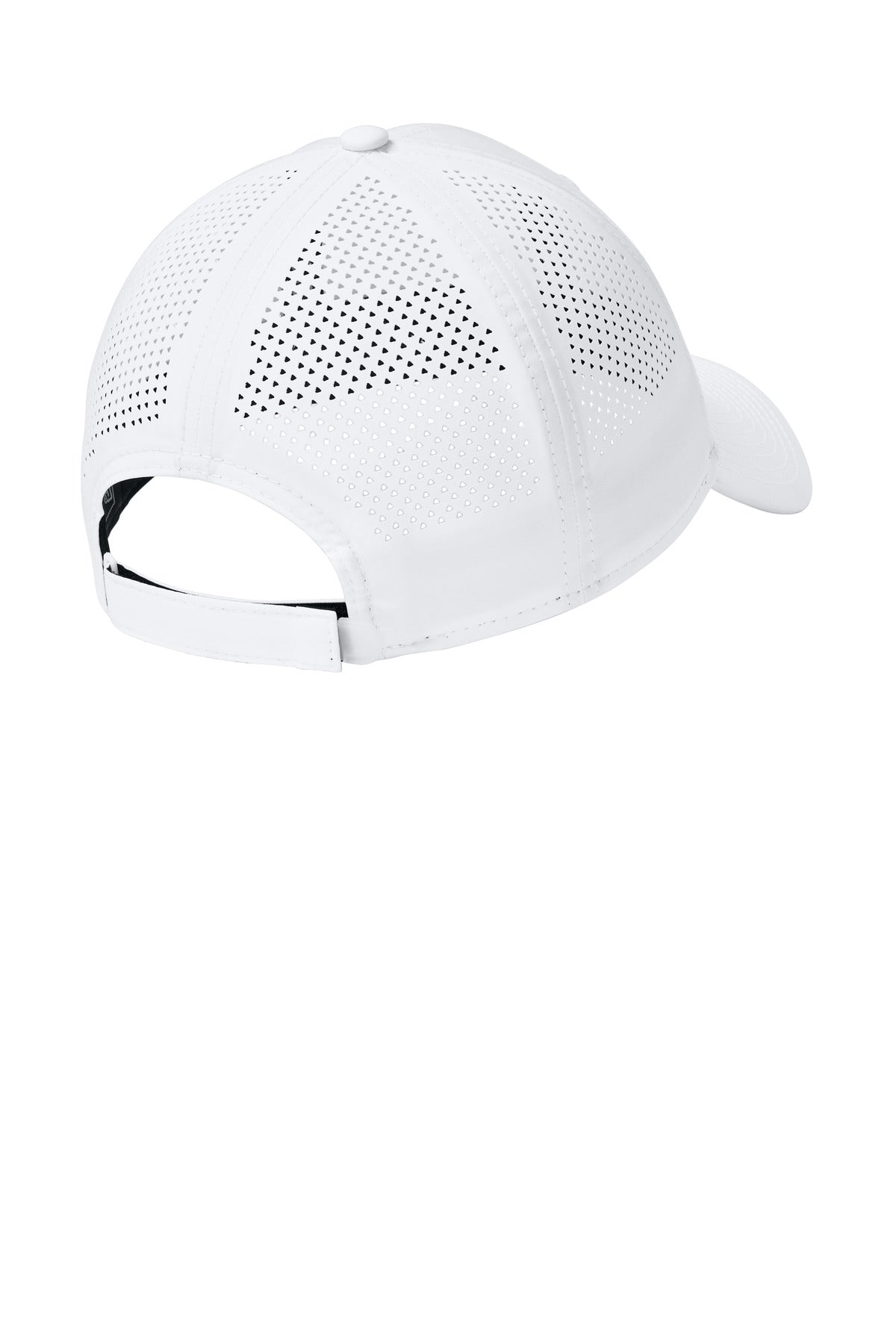 New Era Perforated Performance Cap. NE406 - Flag White - back