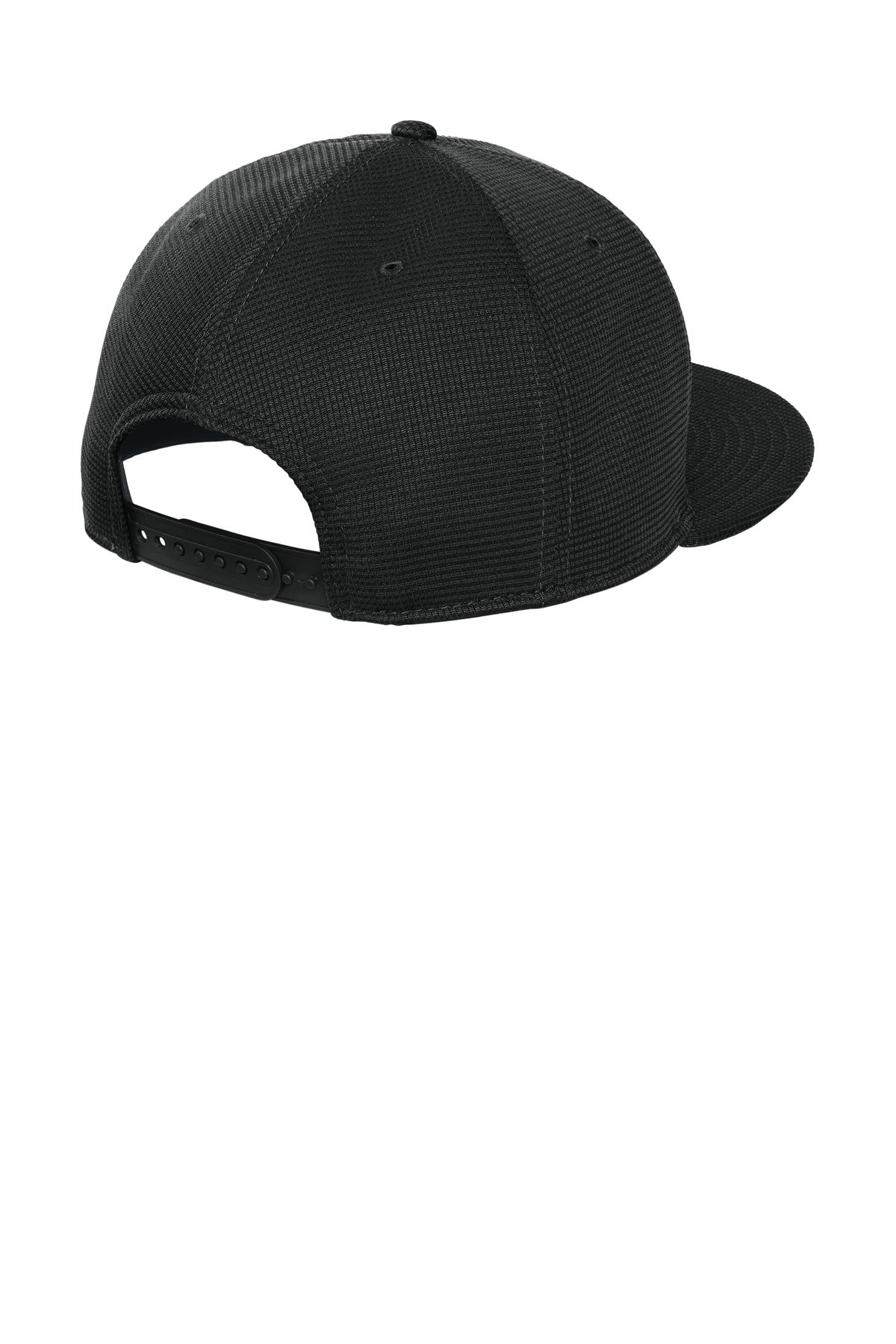 New Era Pivot Flat Bill Snapback Cap NE409 - Black - back
