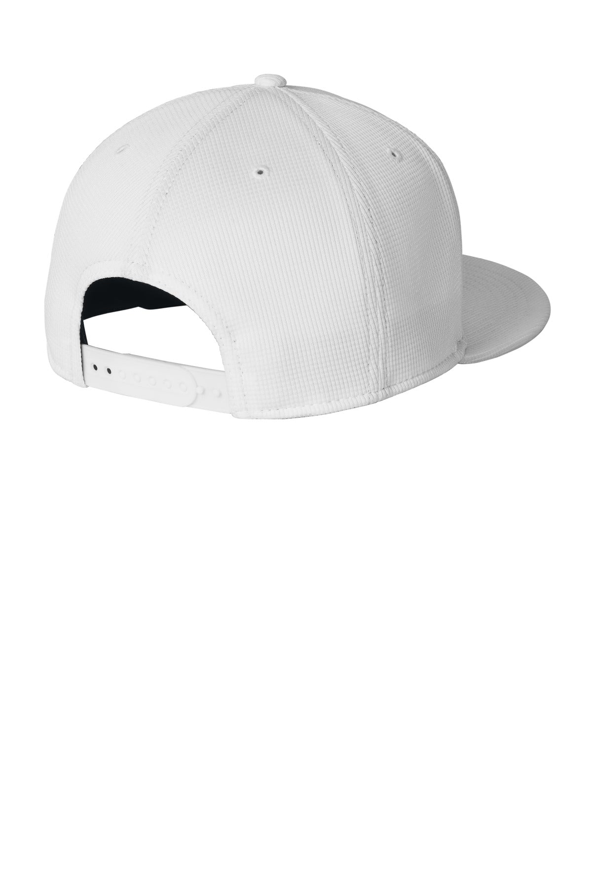 New Era Pivot Flat Bill Snapback Cap NE409 - White - back