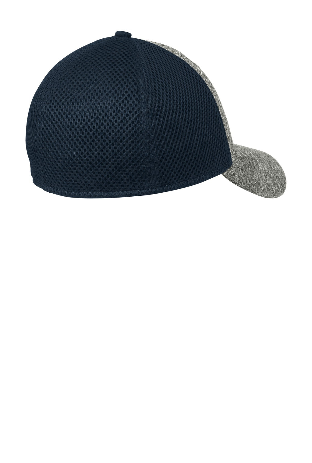 DISCONTINUED New Era Shadow Stretch Mesh Cap. NE702 - Deep Navy/ Shadow Heather - back
