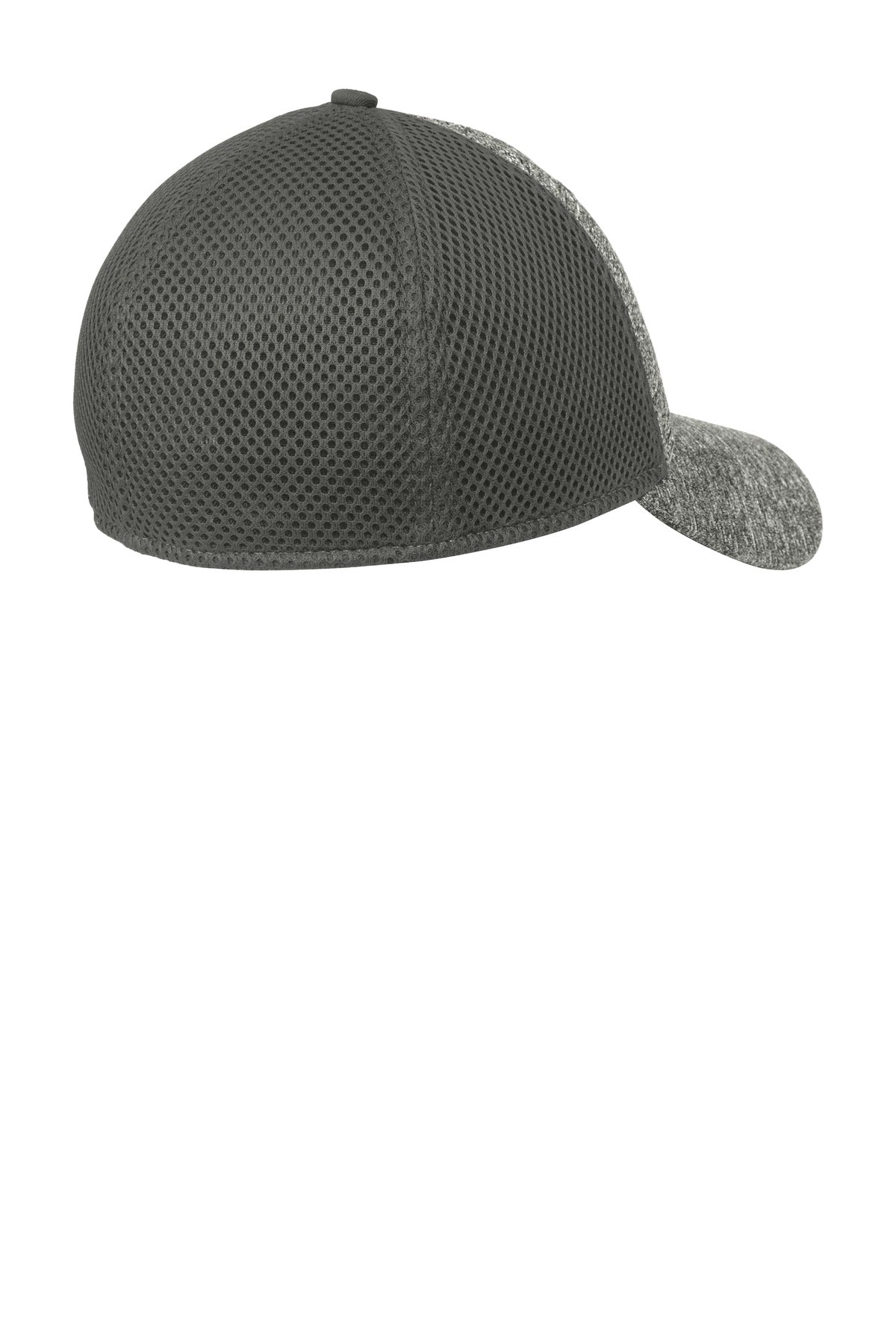 DISCONTINUED New Era Shadow Stretch Mesh Cap. NE702 - Graphite/ Shadow Heather - back