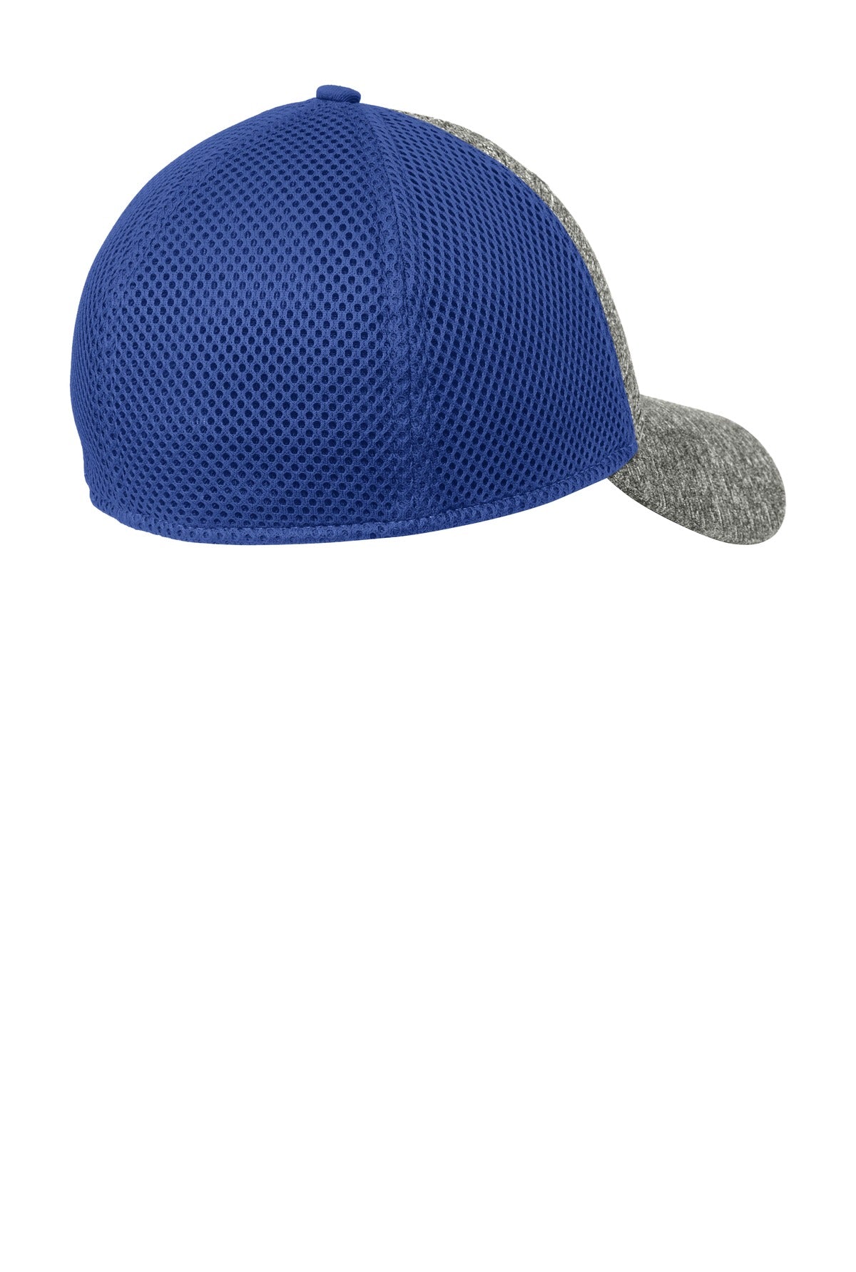 DISCONTINUED New Era Shadow Stretch Mesh Cap. NE702 - Royal/ Shadow Heather - back