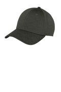 DISCONTINUED New Era Shadow Stretch Heather Cap. NE703 - Black Shadow Heather - front