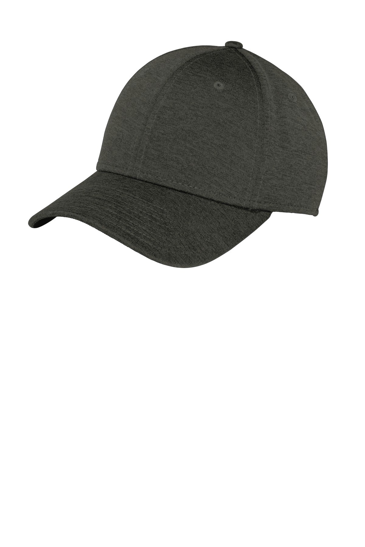DISCONTINUED New Era Shadow Stretch Heather Cap. NE703 - Black Shadow Heather - front