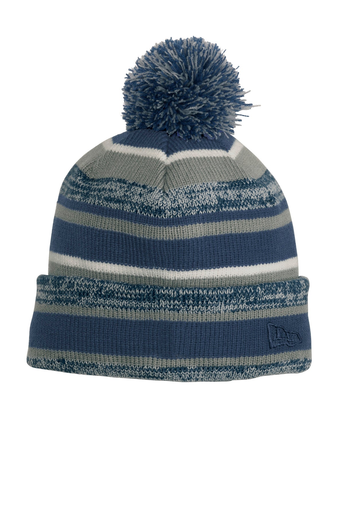 New Era Sideline Beanie. NE902 - Navy/ Graphite - front
