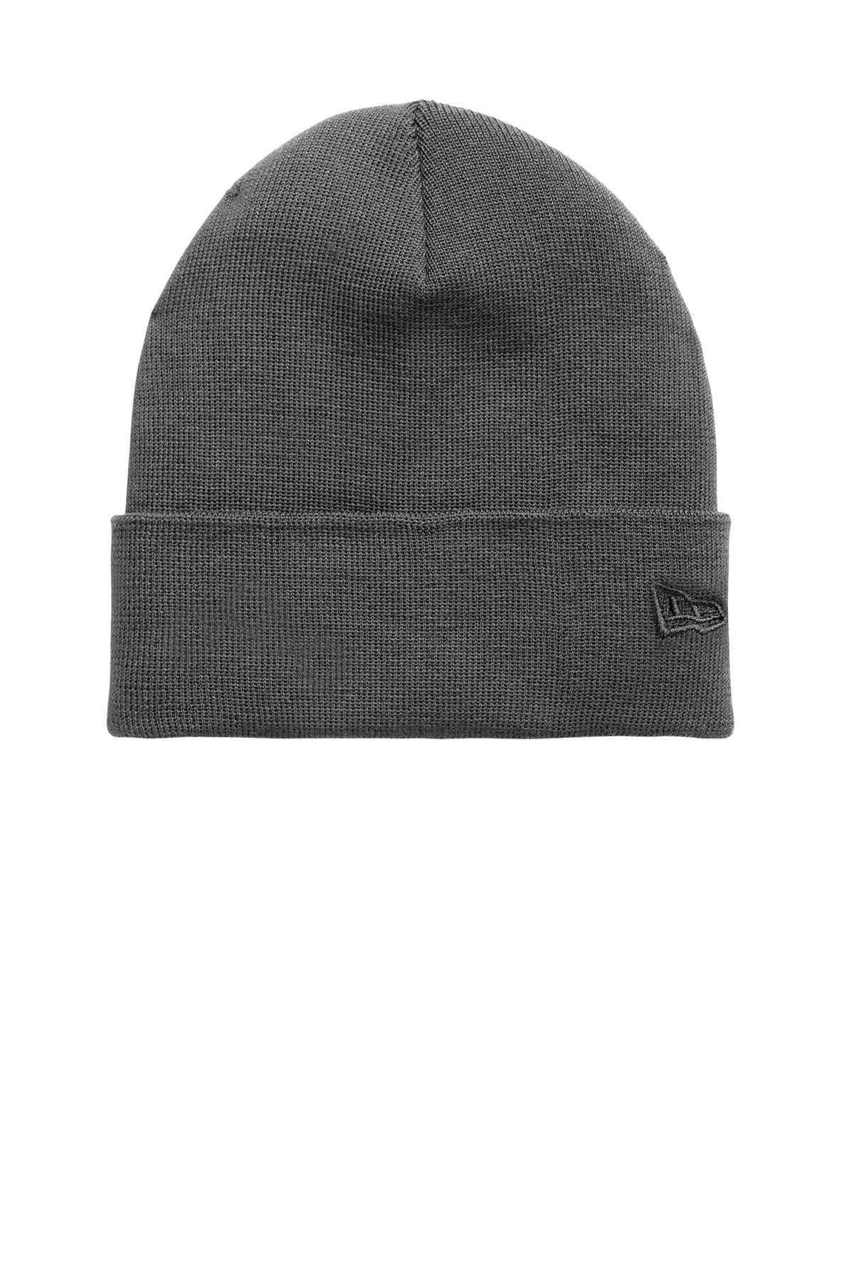 New Era Recycled Cuff Beanie NE907 - Graphite - front