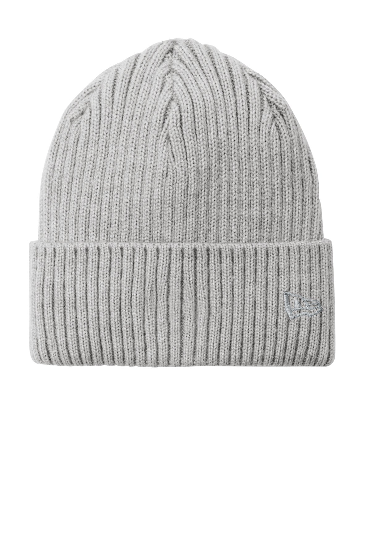 New Era Core Classic Cuff Beanie NE908 - Heather Grey - front