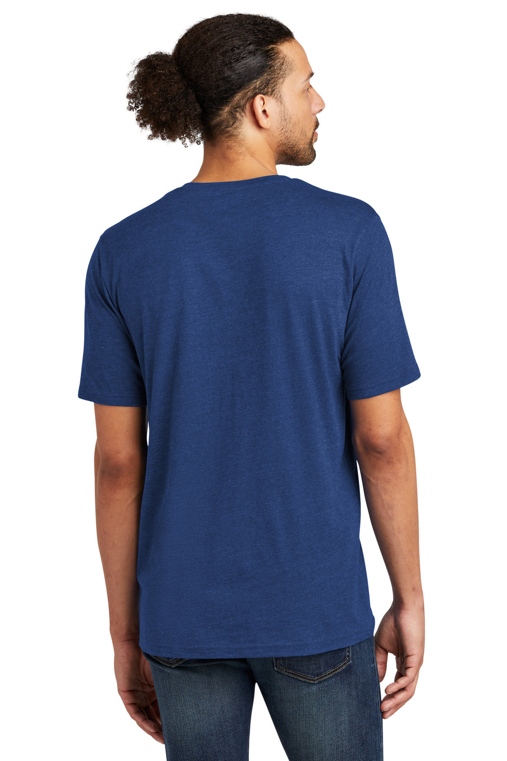 New Era Tri-Blend Tee NEA135 - Royal - back