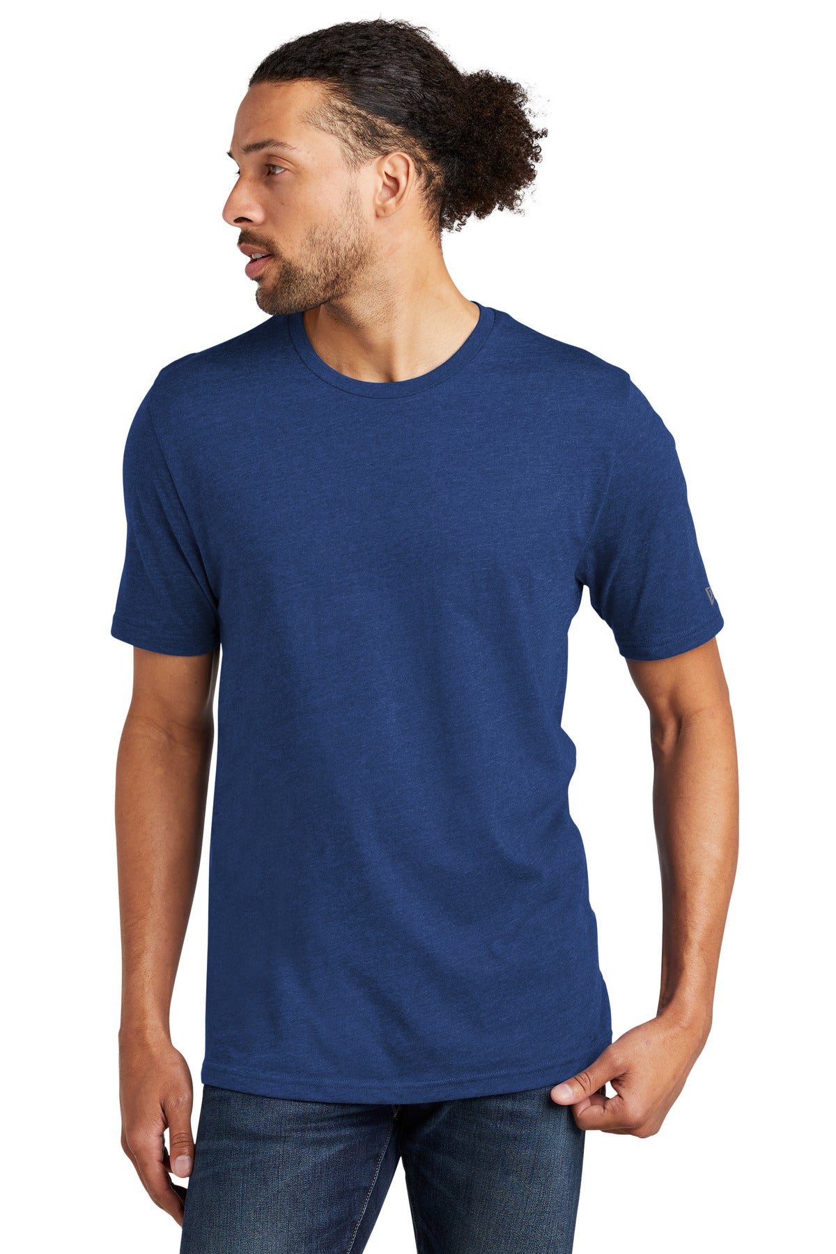New Era Tri-Blend Tee NEA135 - Royal - front