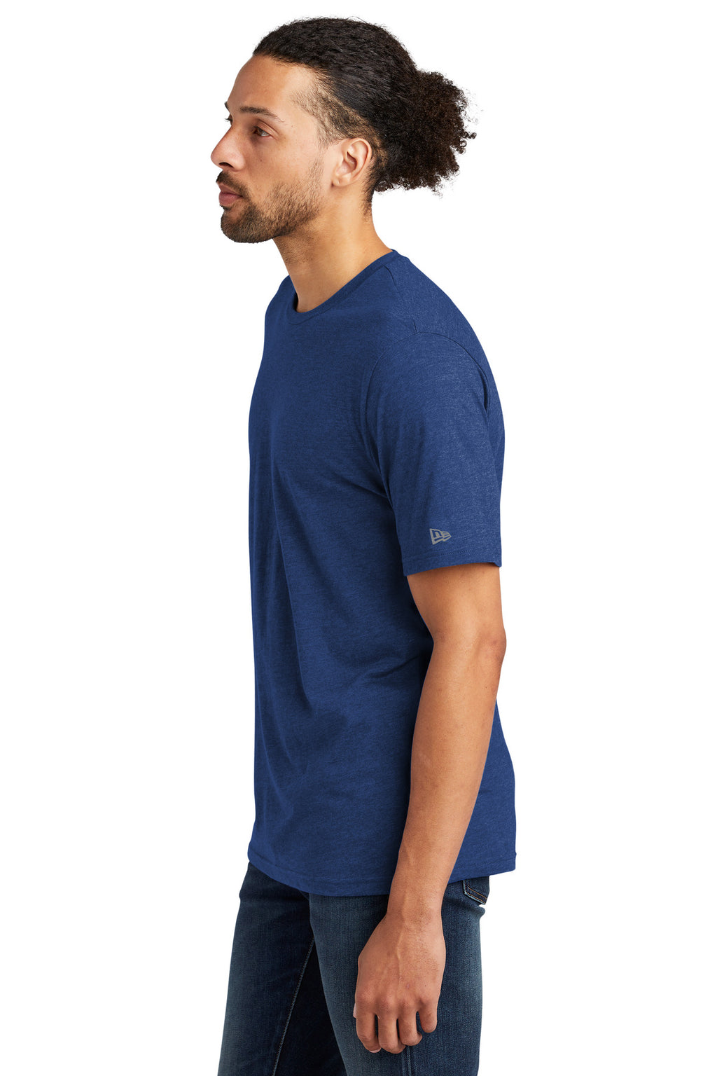 New Era Tri-Blend Tee NEA135 - Royal - side