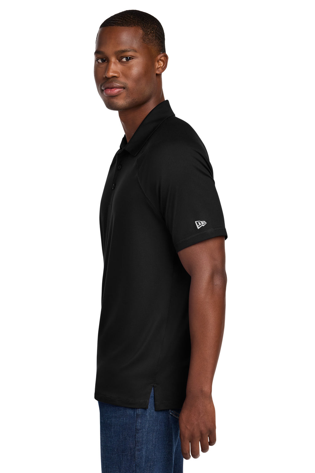 New Era Power Polo NEA225 - Black - side