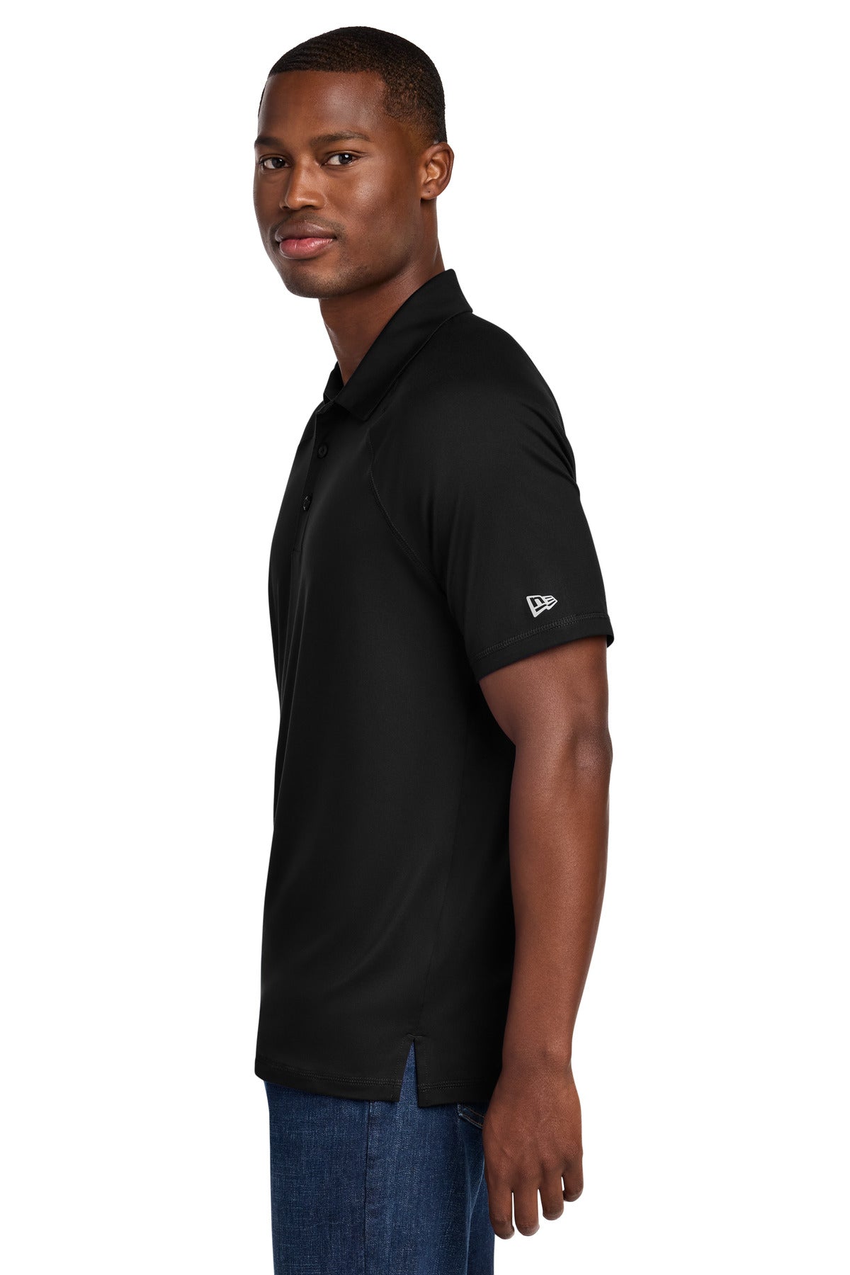 New Era Power Polo NEA225 - Black - side