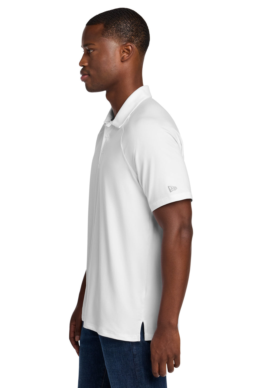 New Era Power Polo NEA225 - White - side