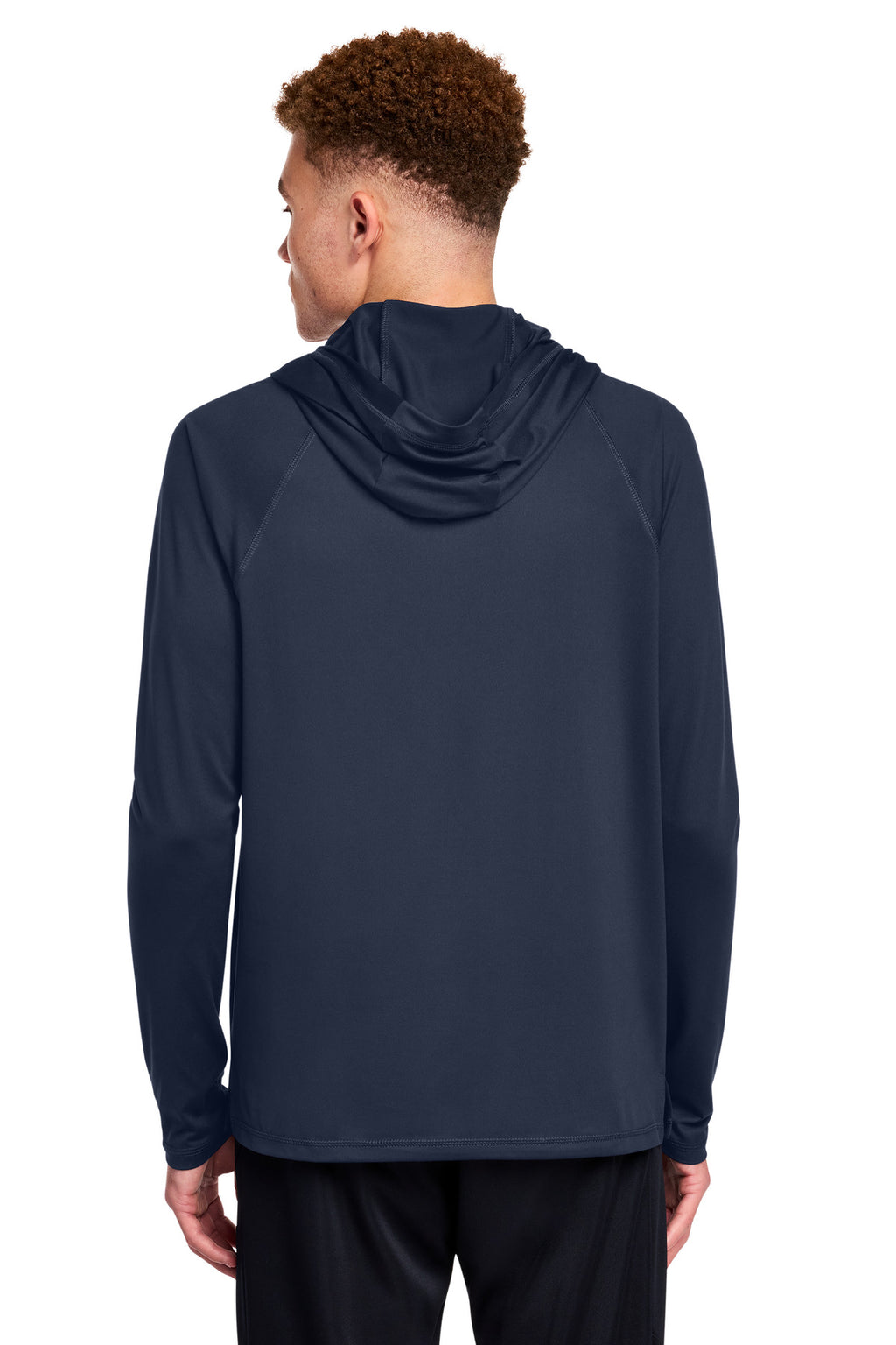 New Era Power Long Sleeve Hoodie NEA229 - True Navy - back