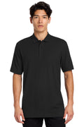 DISCONTINUED New Era Venue Home Plate Polo. NEA300 - Black - front