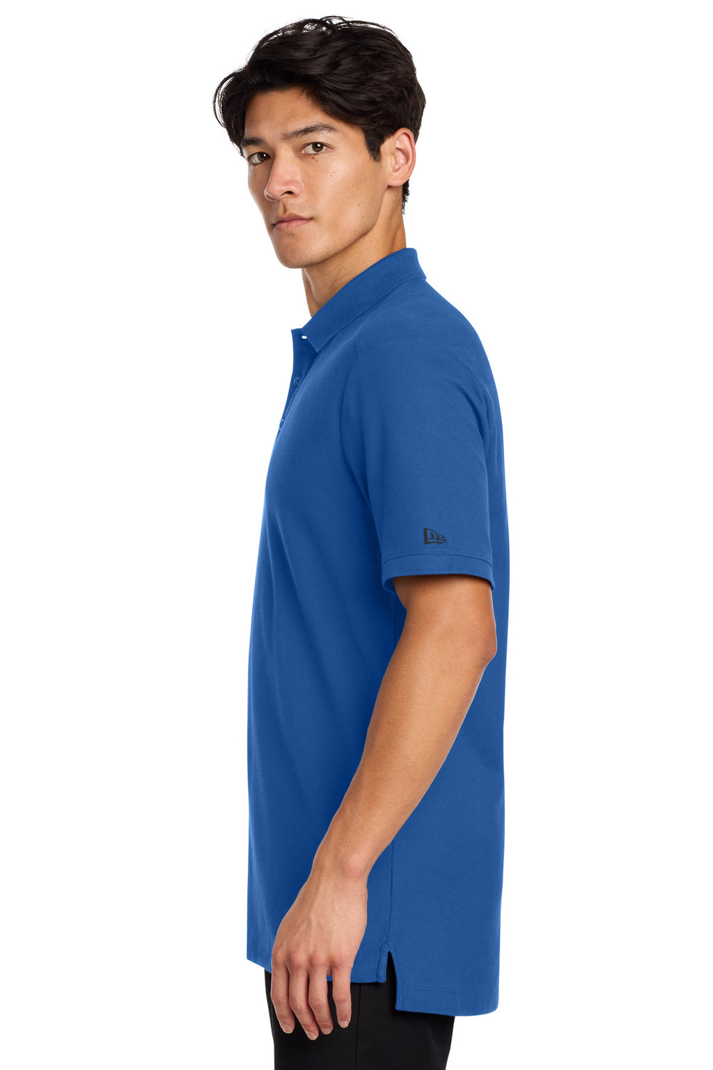 DISCONTINUED New Era Venue Home Plate Polo. NEA300 - Royal - side