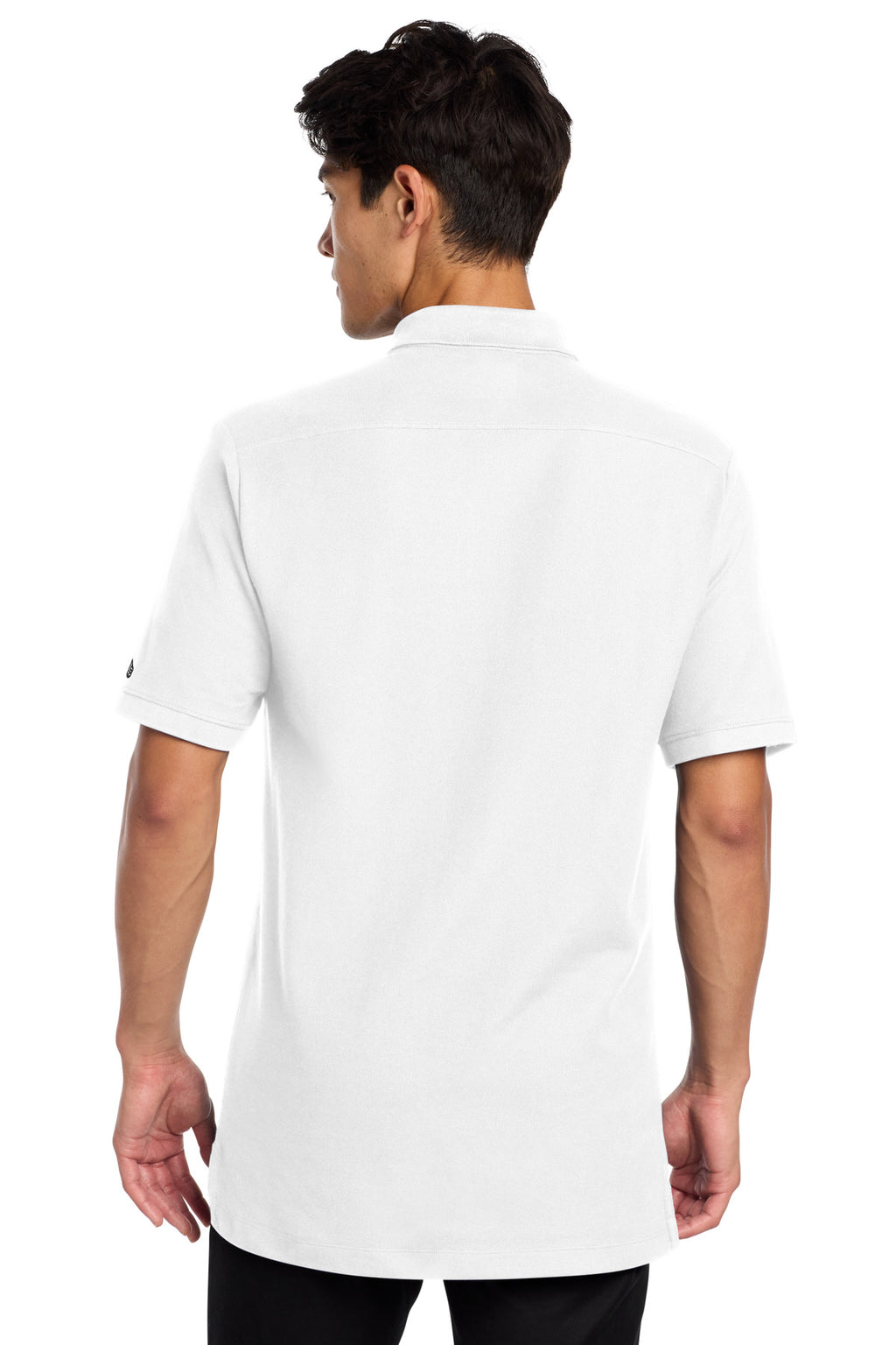 DISCONTINUED New Era Venue Home Plate Polo. NEA300 - White - back