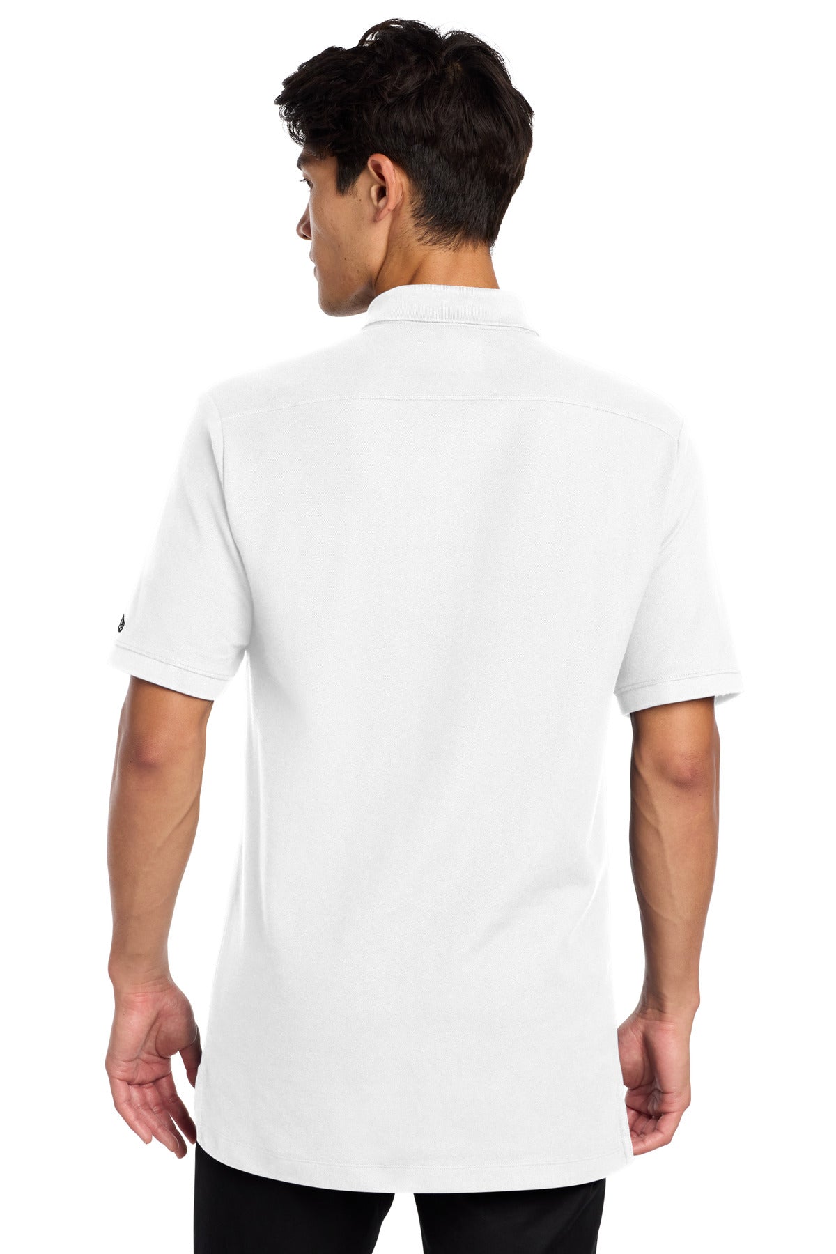 DISCONTINUED New Era Venue Home Plate Polo. NEA300 - White - back