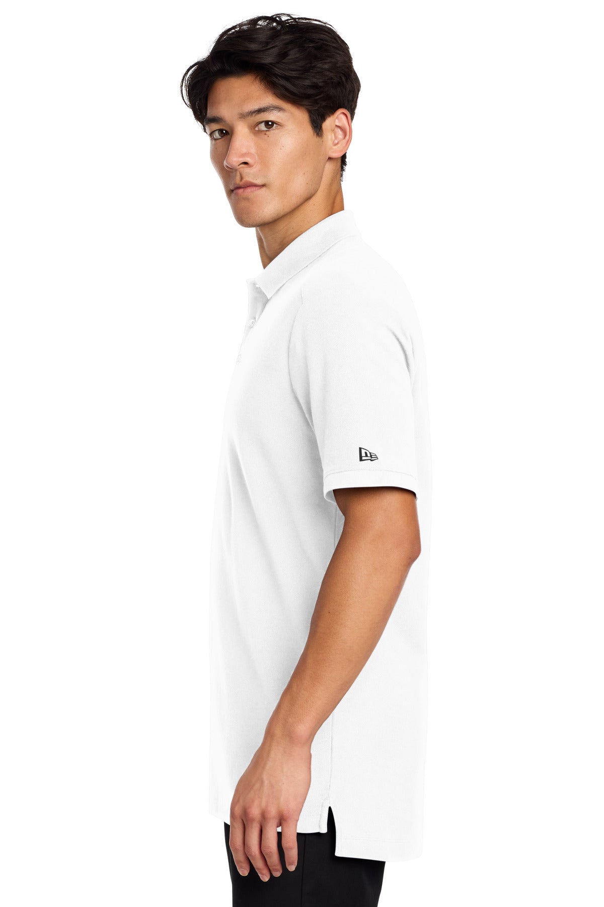 DISCONTINUED New Era Venue Home Plate Polo. NEA300 - White - side