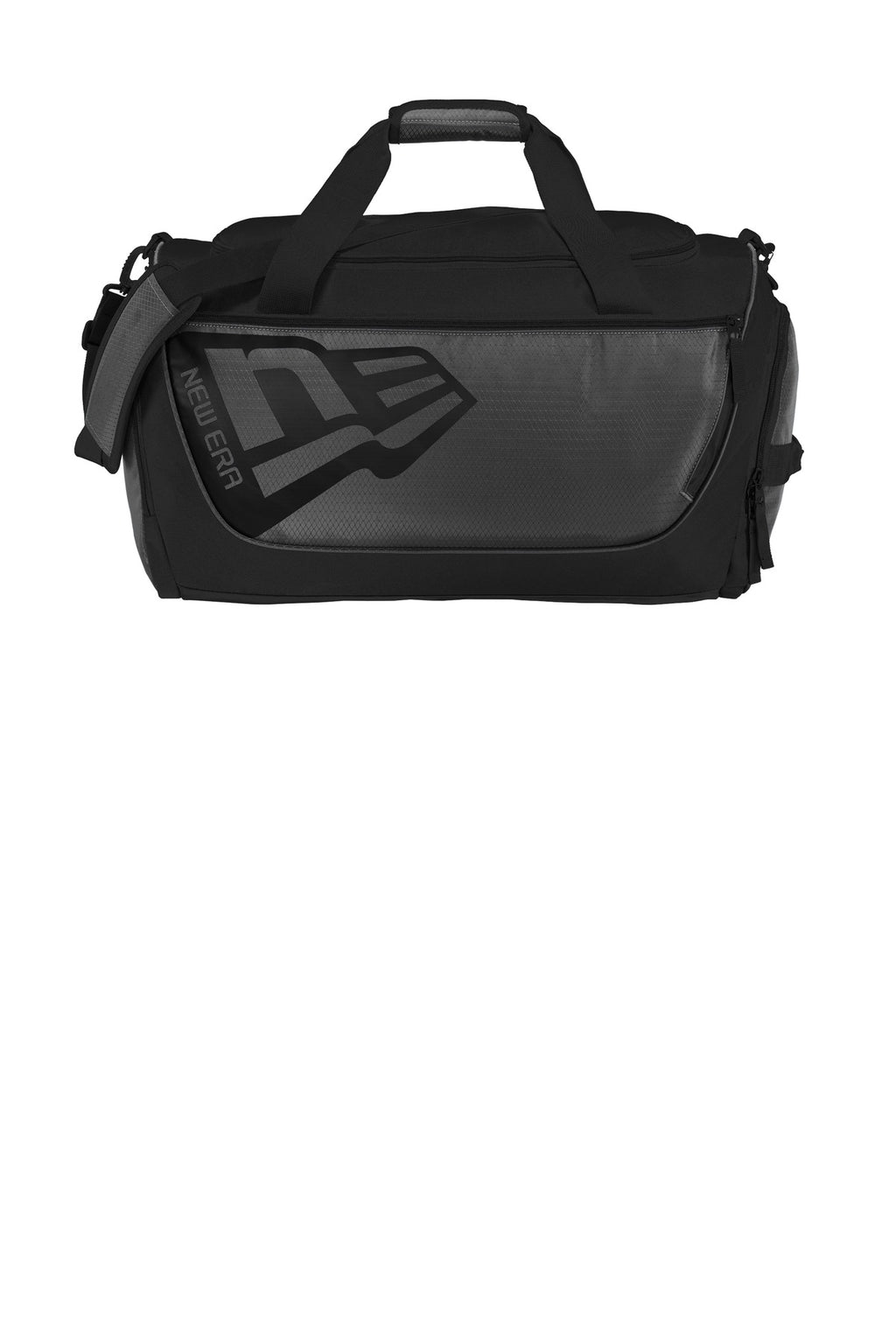 New Era Shutout Duffel NEB700 - Graphite/ Black - front