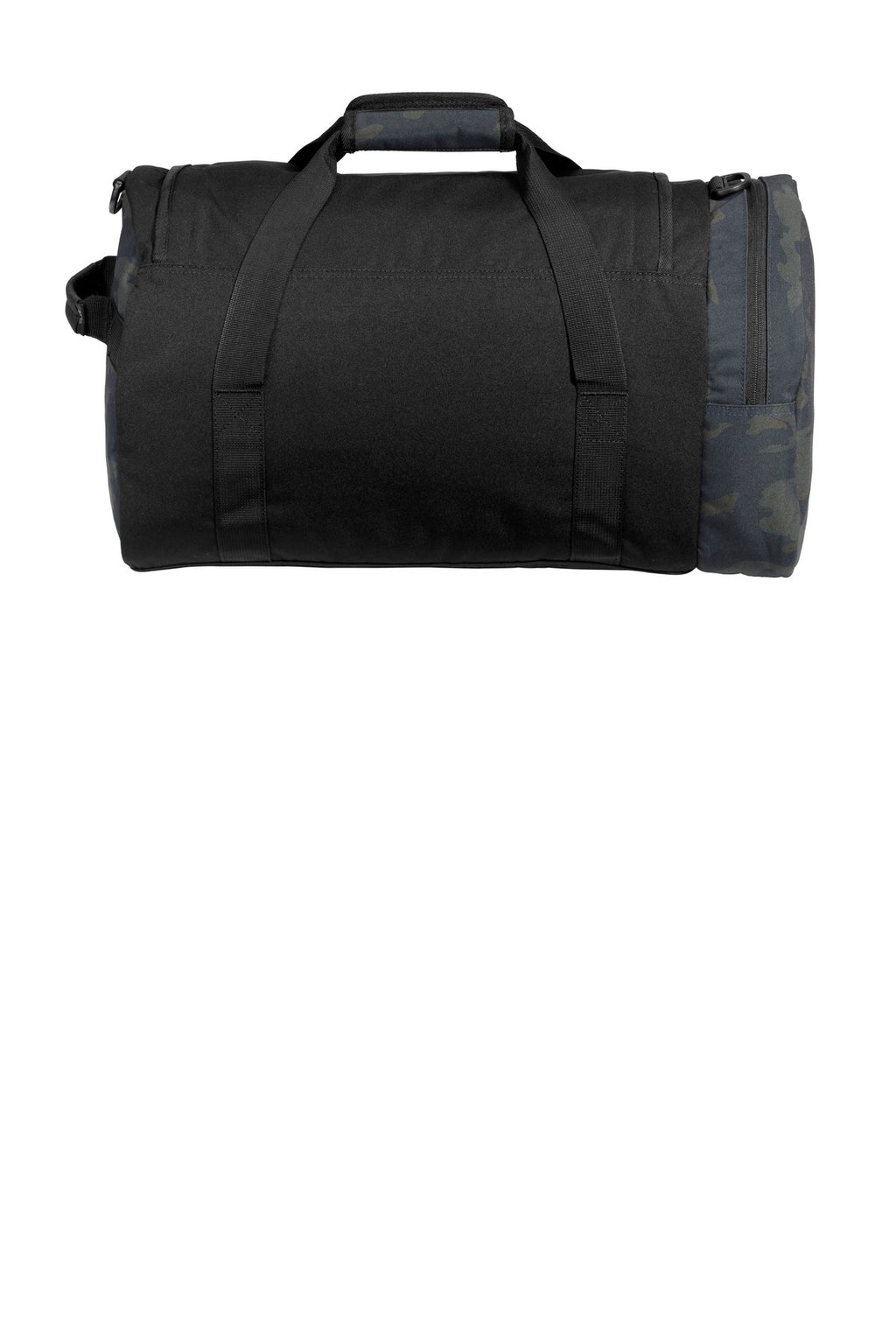 DISCONTINUED New Era Legacy Duffel. NEB800 - Black/ Mythic Camo - back