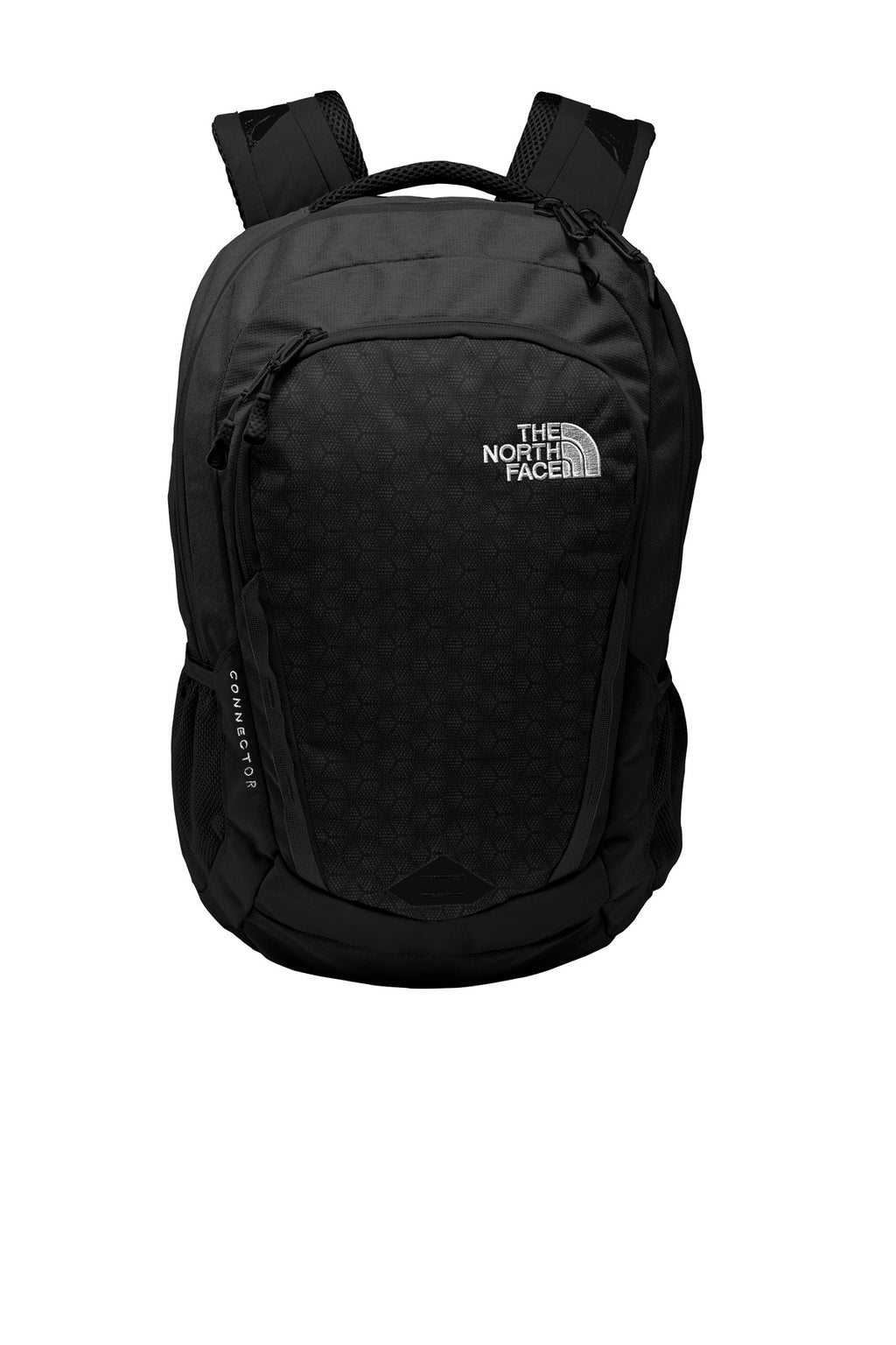 The North Face Connector Backpack. NF0A3KX8 - TNF Black/ TNF White - front
