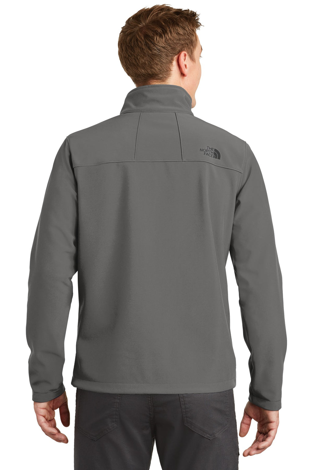 The North Face Apex Barrier Soft Shell Jacket. NF0A3LGT - Asphalt Grey - back