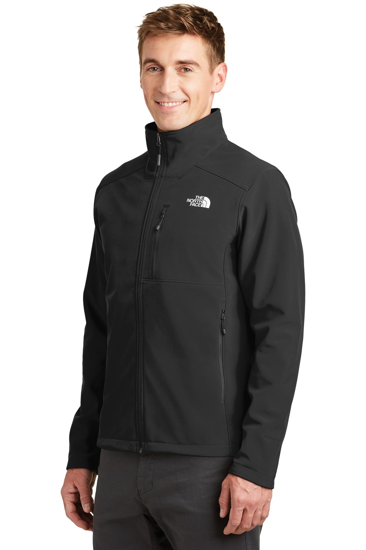 The North Face Apex Barrier Soft Shell Jacket. NF0A3LGT - TNF Black - three_q