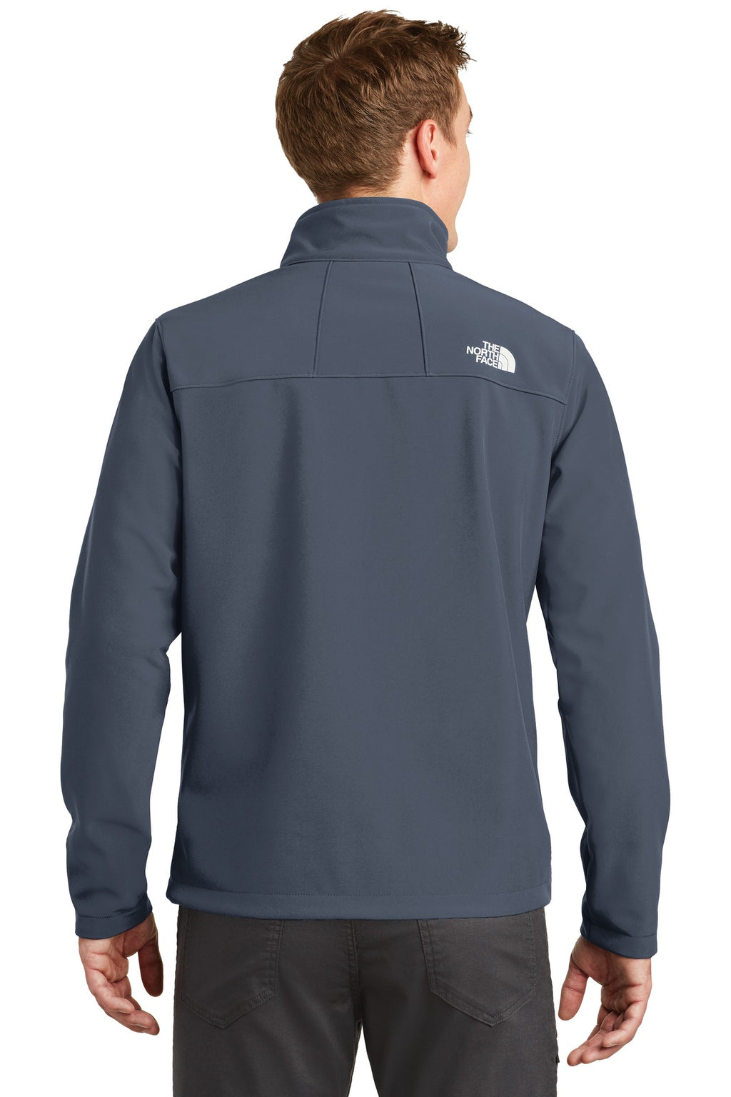 The North Face Apex Barrier Soft Shell Jacket. NF0A3LGT - Urban Navy - back