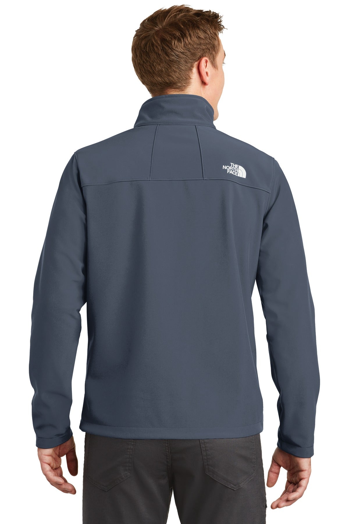 The North Face Apex Barrier Soft Shell Jacket. NF0A3LGT - Urban Navy - back