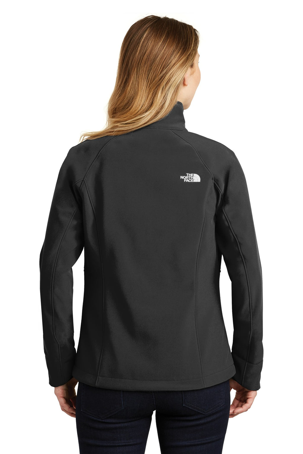The North Face Women's Apex Barrier Soft Shell Jacket. NF0A3LGU - TNF Black - back