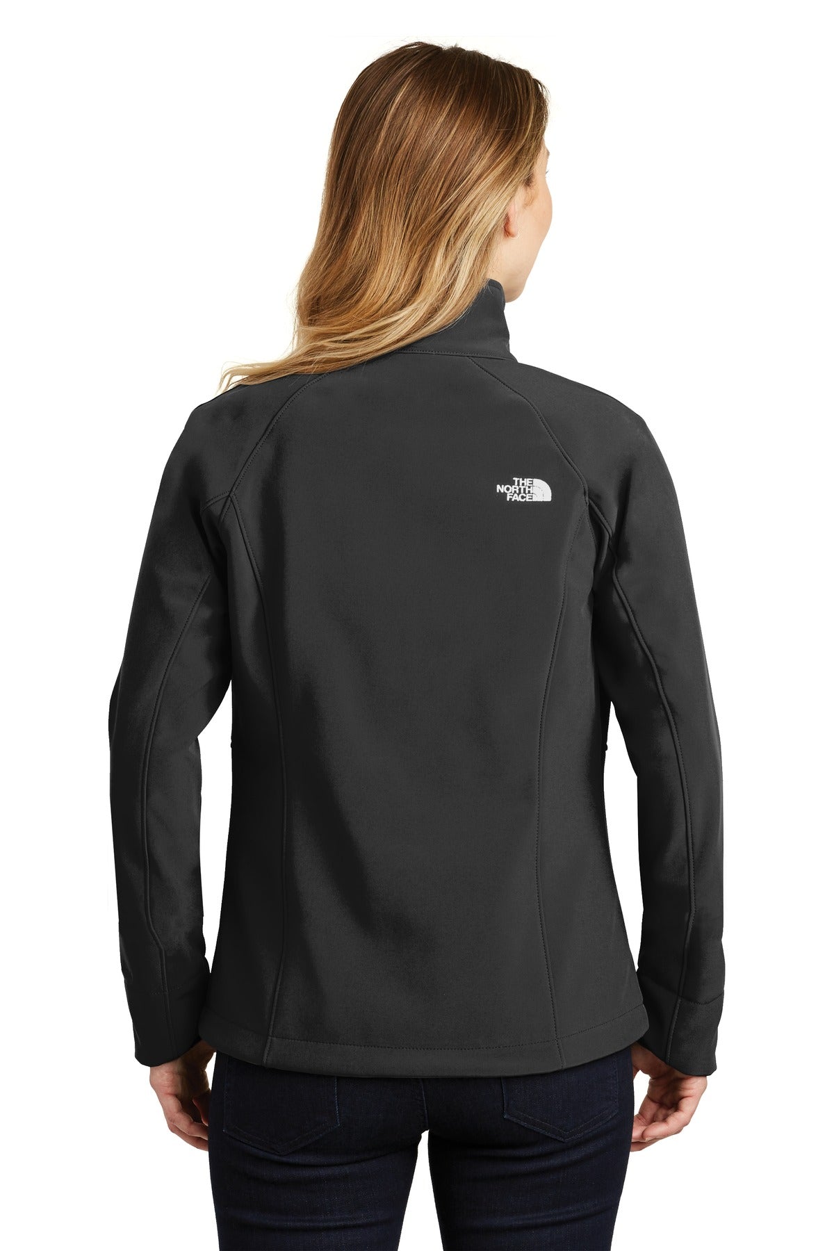 The North Face Women's Apex Barrier Soft Shell Jacket. NF0A3LGU - TNF Black - back