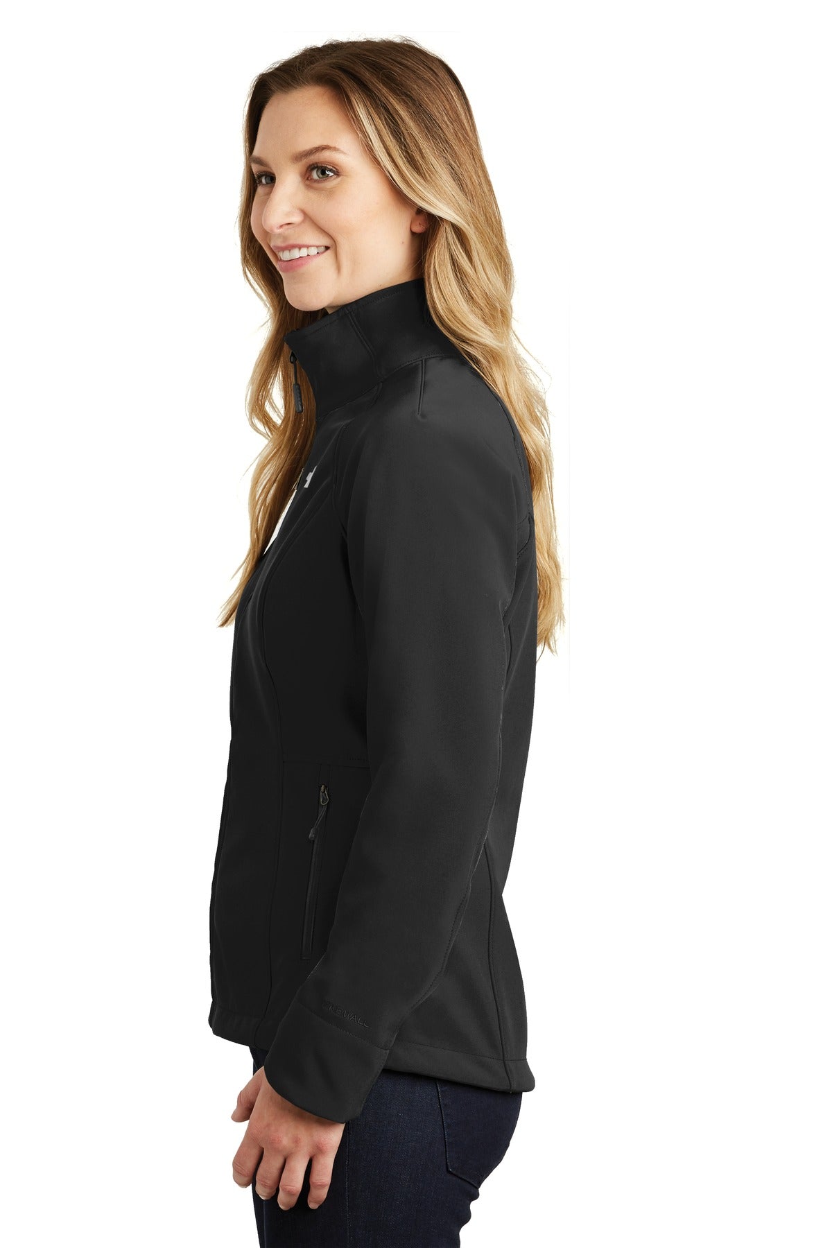 The North Face Women's Apex Barrier Soft Shell Jacket. NF0A3LGU - TNF Black - side
